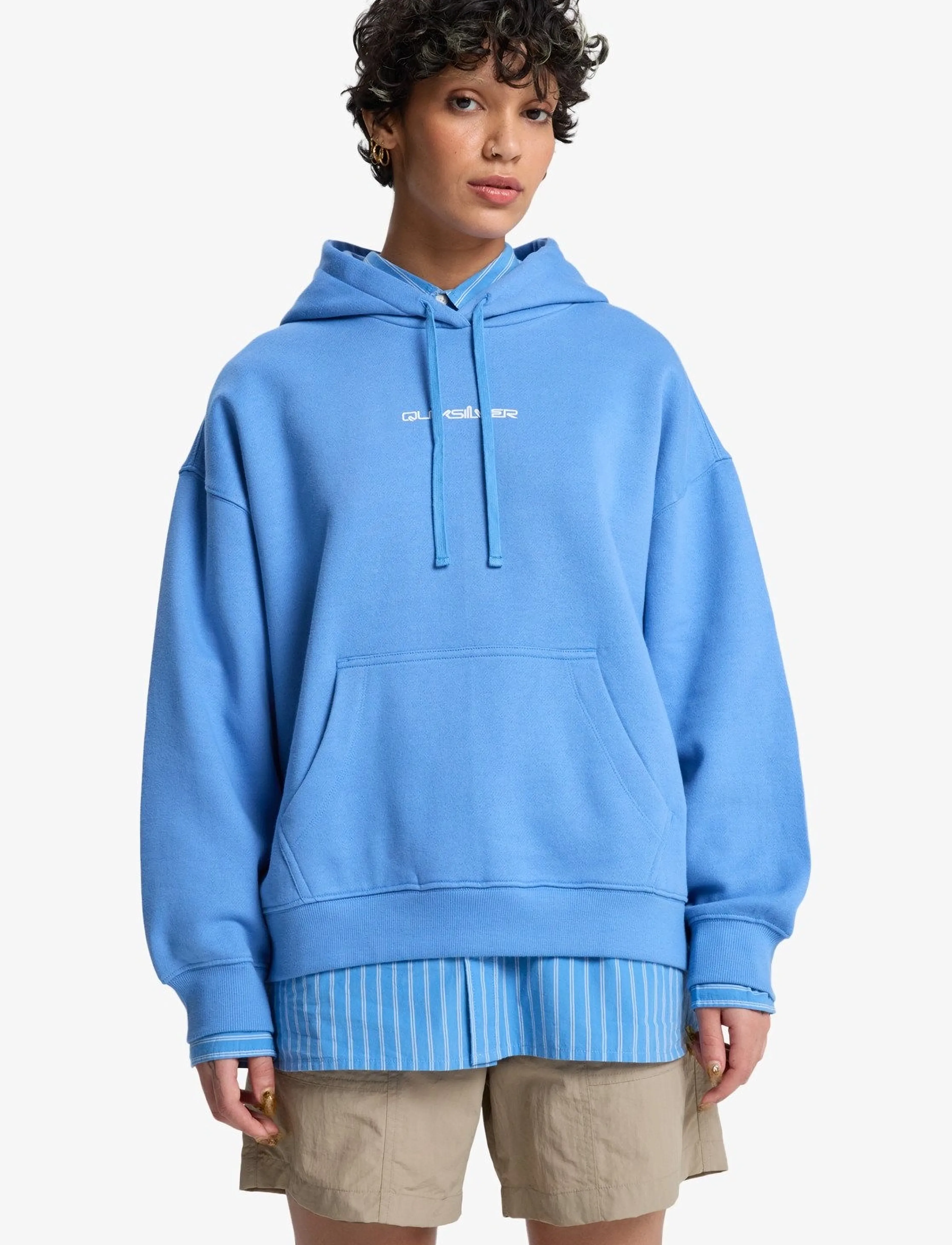 Quiksilver Standard Hoodie, XS, Sweatshirts & Hoodies, Blau - Frauen