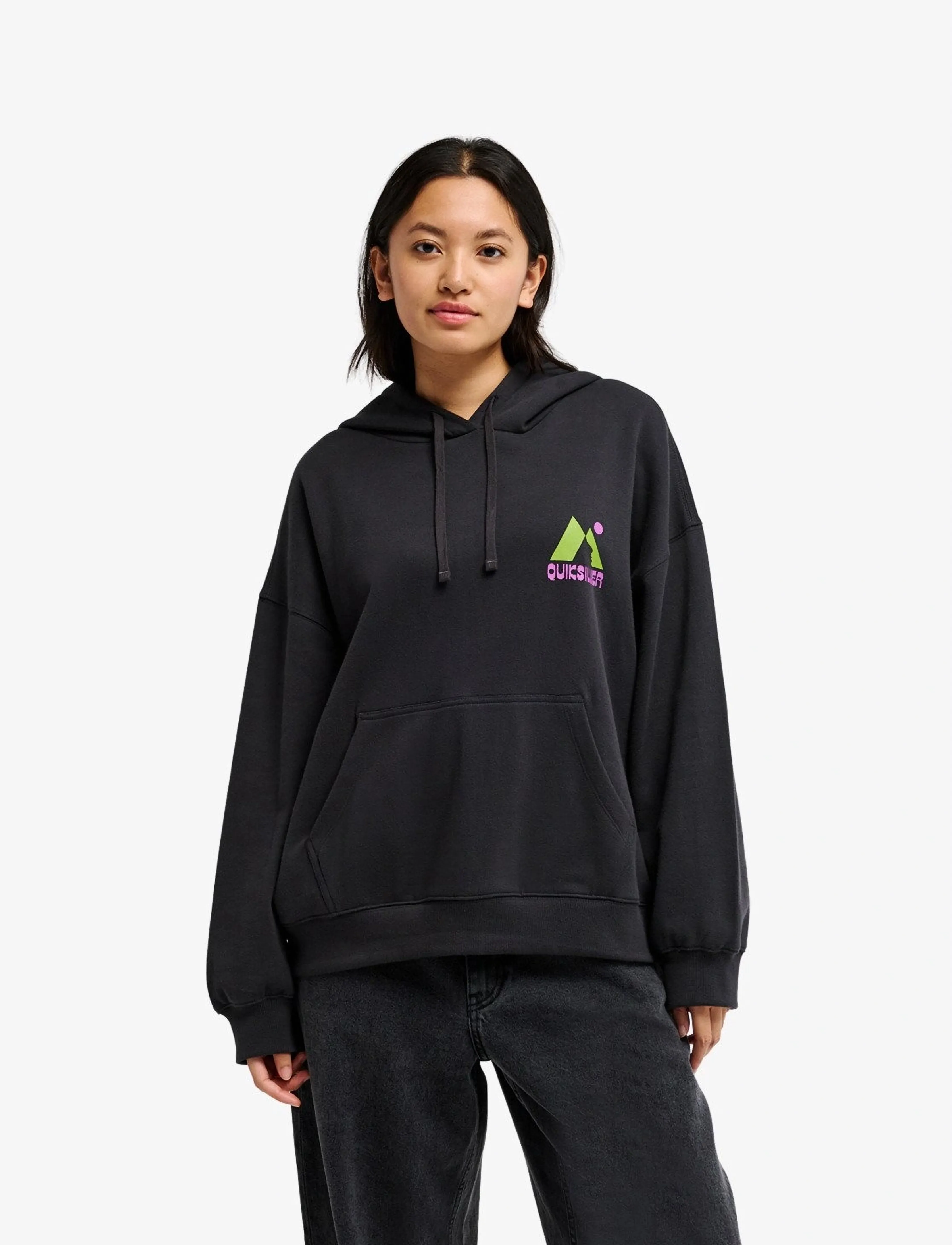 Quiksilver Standard Hoodie, S, Sweatshirts & Hoodies, Schwarz - Frauen