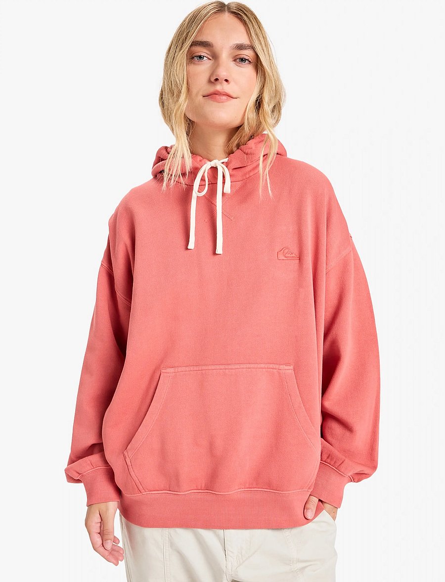 Quiksilver - ESSENTIAL HOODIE - kapuutsiga dressipluusid - mineral red - 0