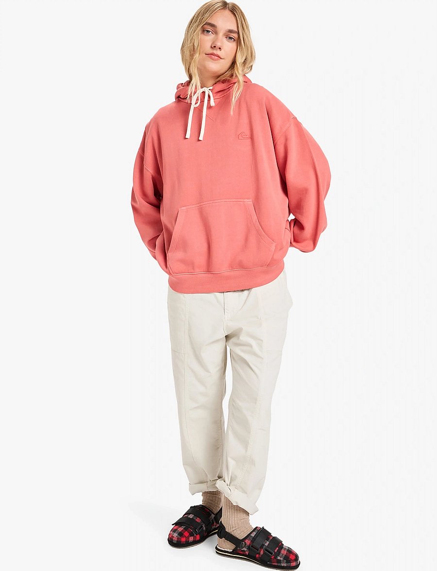 Quiksilver - ESSENTIAL HOODIE - kapuutsiga dressipluusid - mineral red - 4