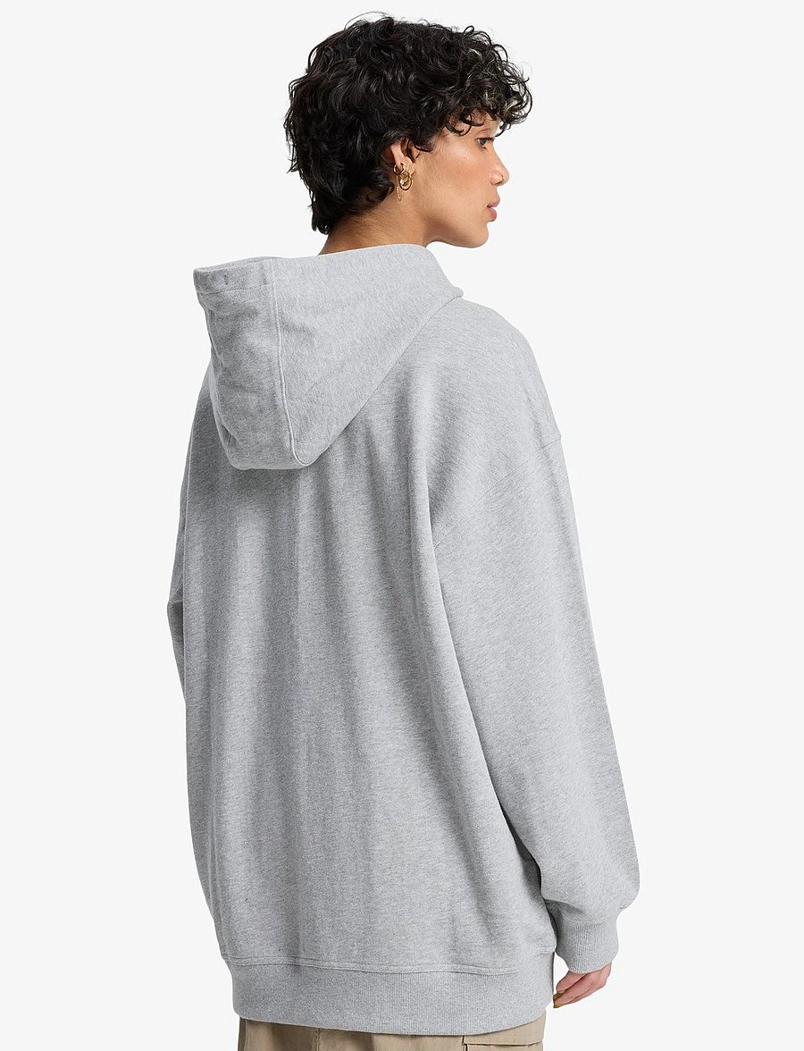 Quiksilver - TARIJA HOODIE WORKWEAR - overdele - light grey heather - 3
