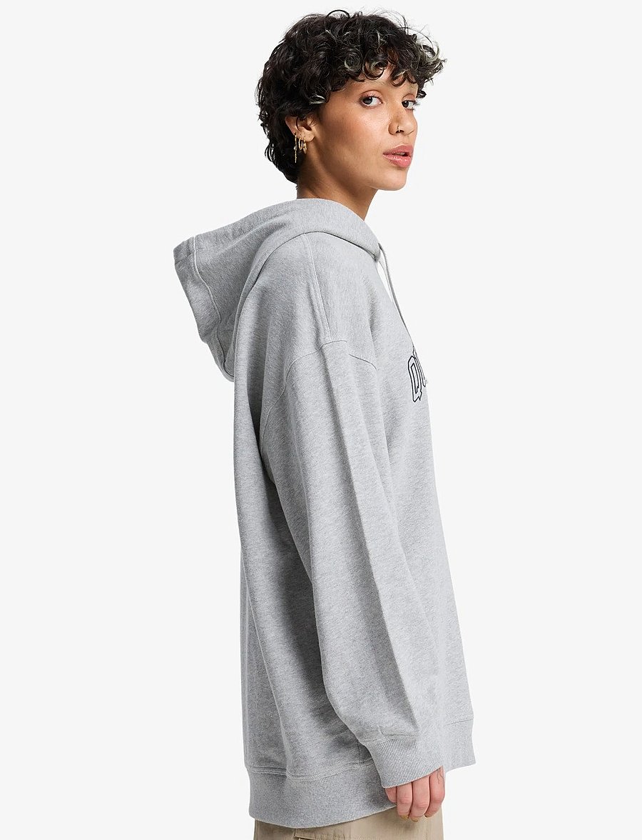 Quiksilver - TARIJA HOODIE WORKWEAR - overdele - light grey heather - 5