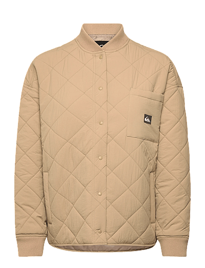 Quiksilver SHINING QUILTED JACKET - Sulejoped - CORNSTALK / beige