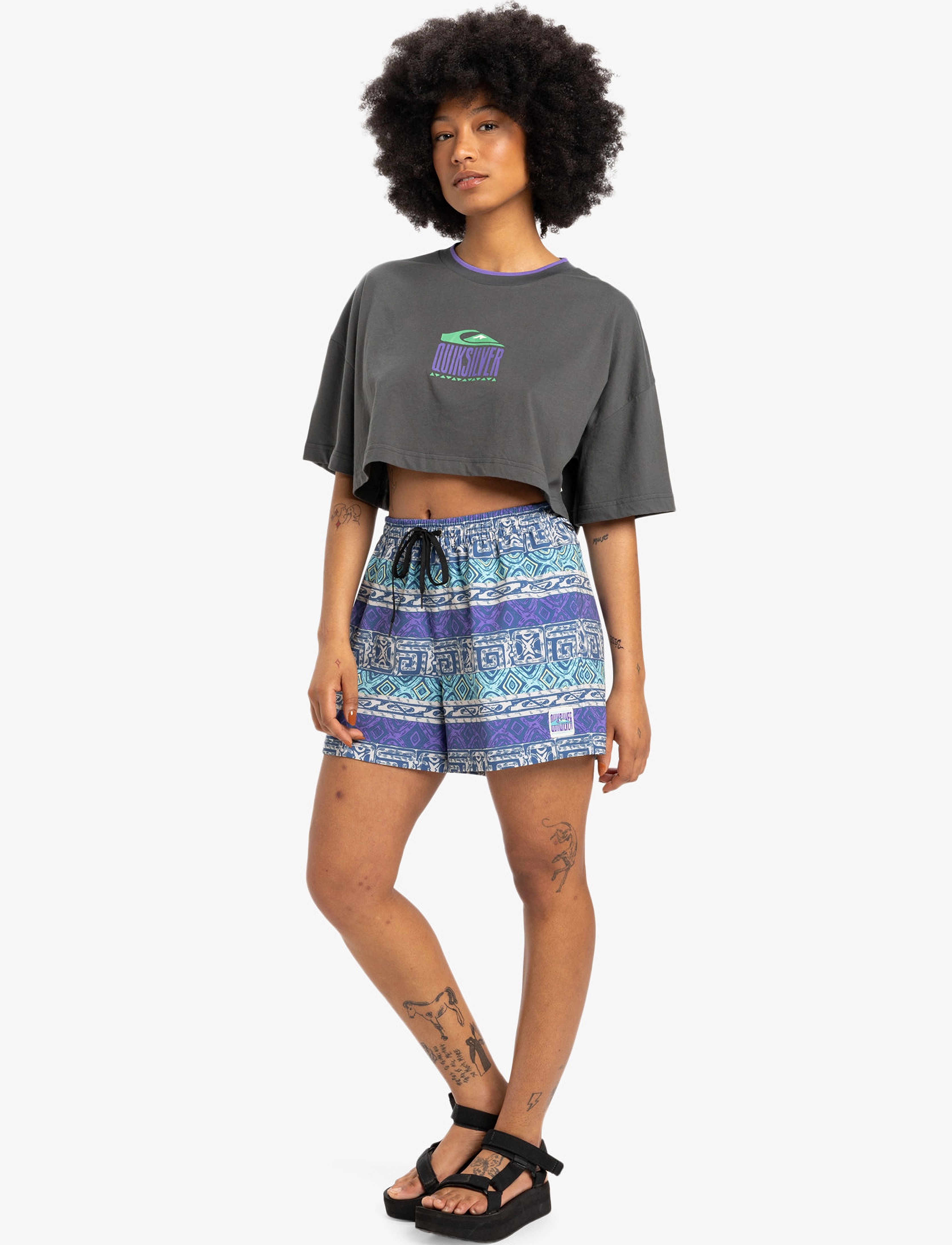 Quiksilver - QSW SURFSILK VOLLEY - global heat dusted peri - pmg6 - 4