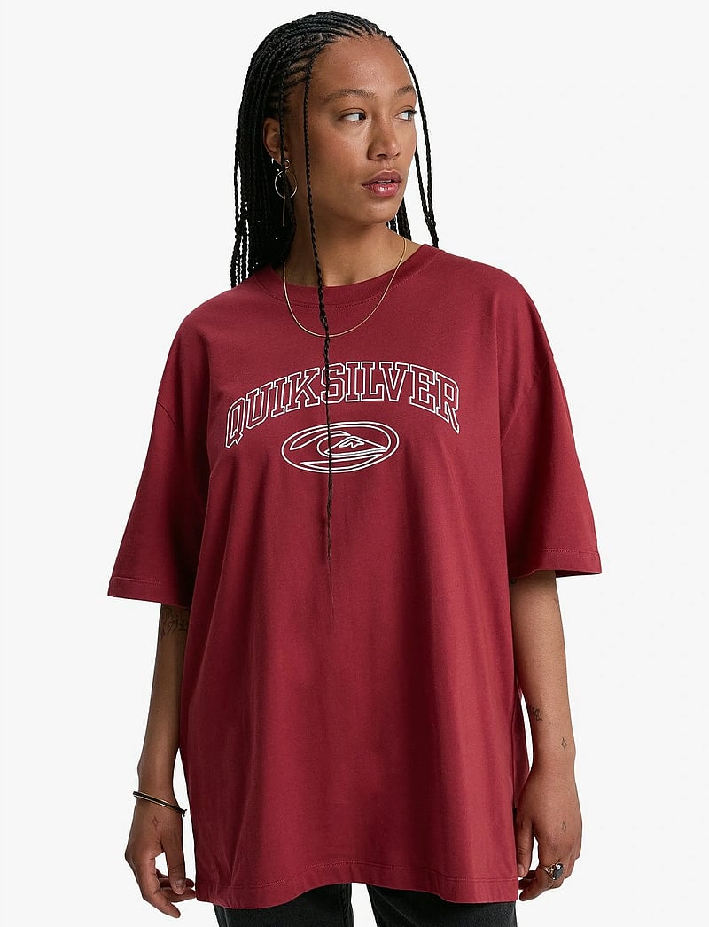Quiksilver - BOYFRIEND SS - t-shirts - burnt russet - 0