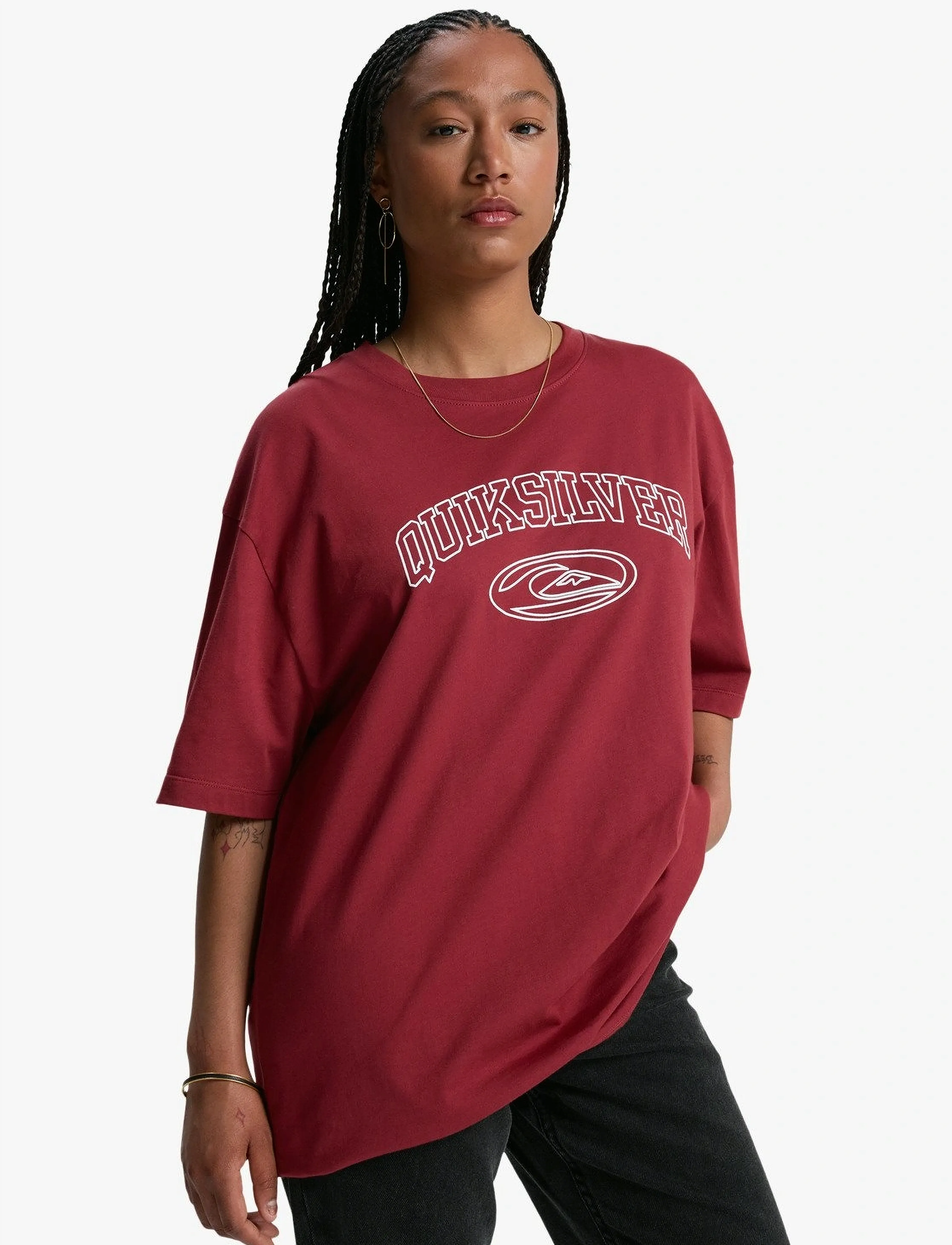 Quiksilver - BOYFRIEND SS - t-shirts - burnt russet - 5