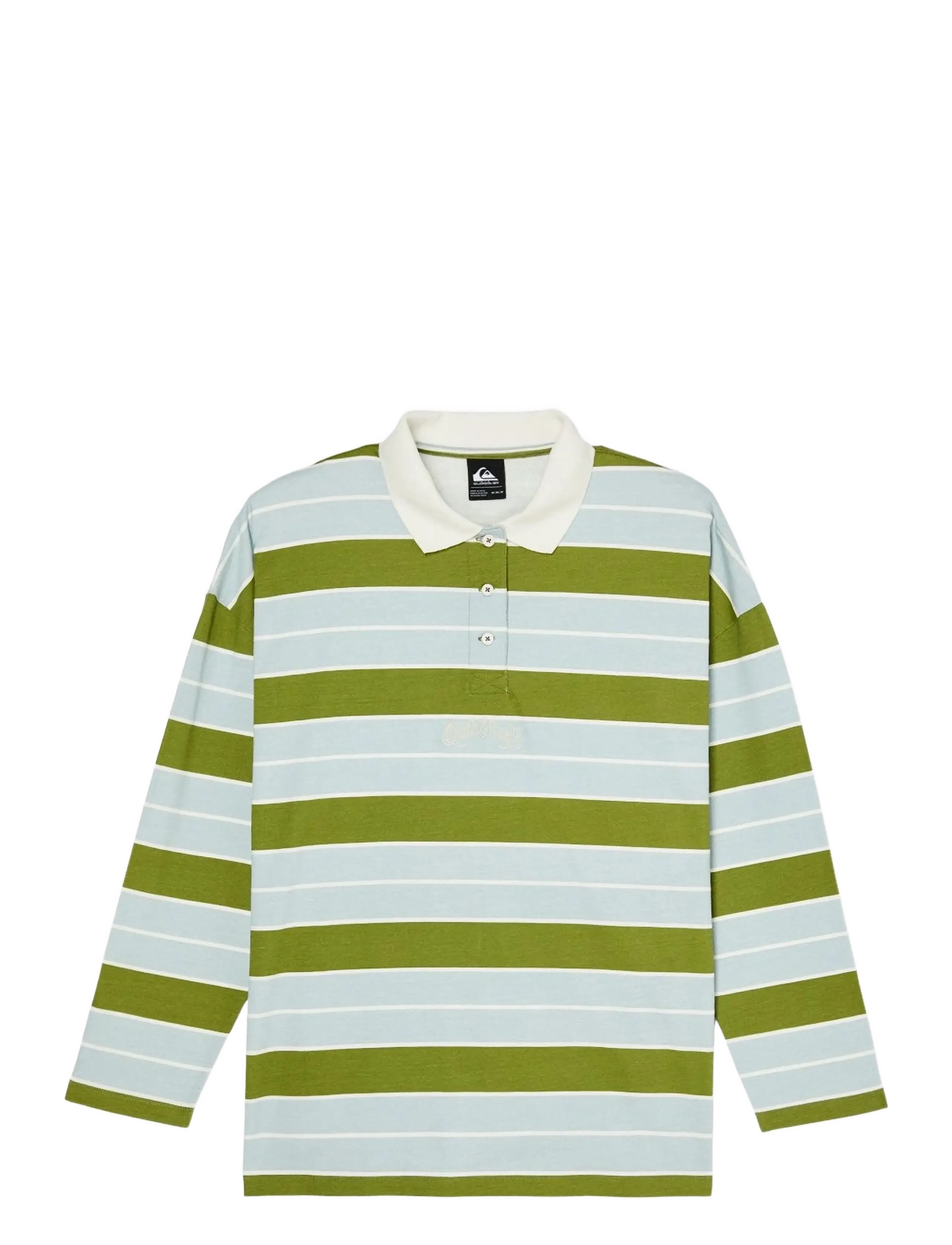 Quiksilver HUTTON POLO - Quiksilver - CALLISTE GREEN POLO STRIPES / multi