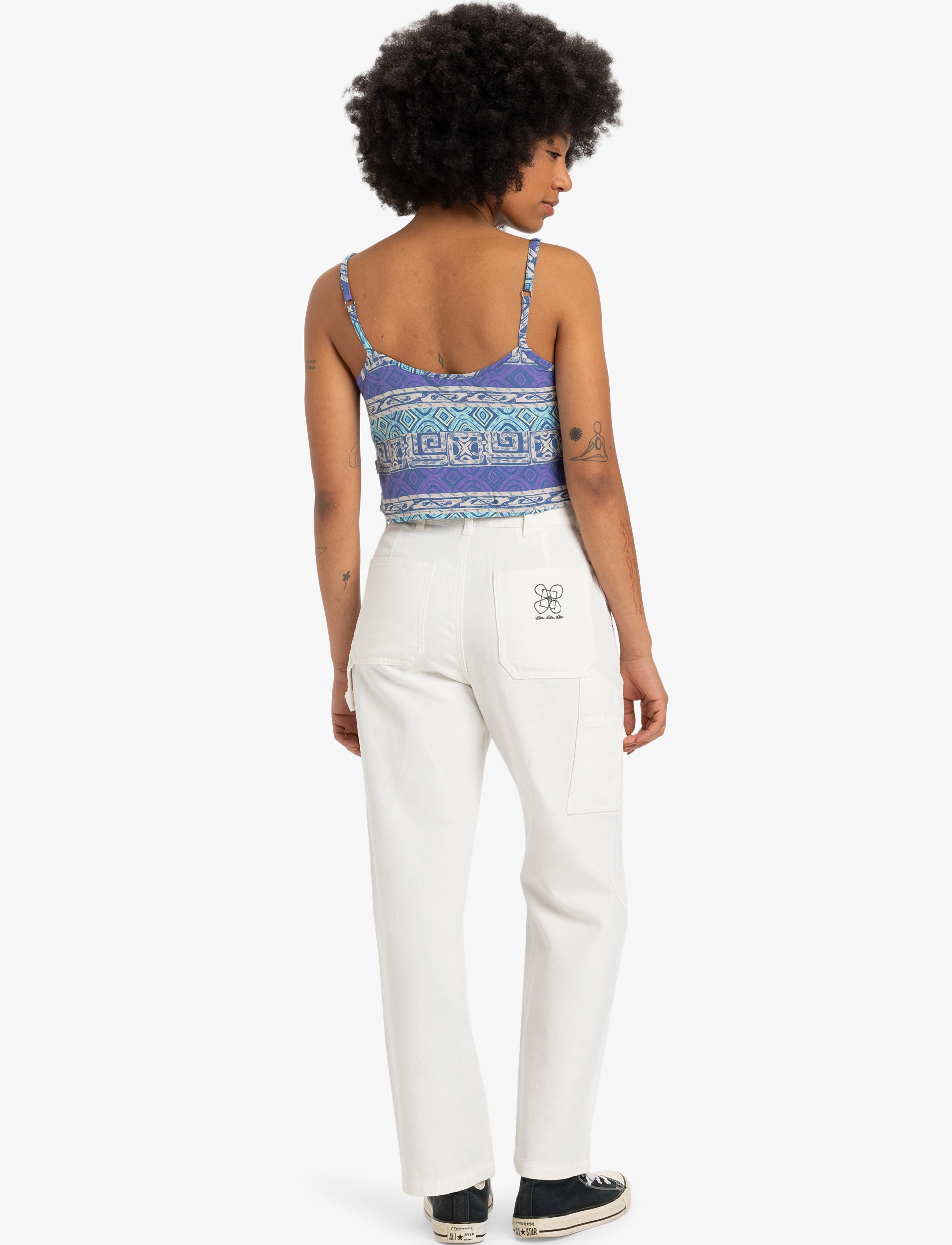 Quiksilver - CARPENTER PANT - sportbyxor - snow white - 3