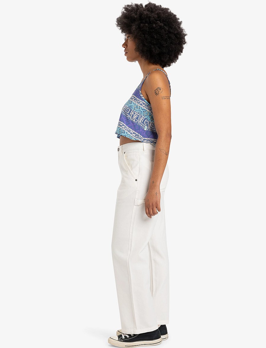 Quiksilver - CARPENTER PANT - casual - snow white - 5