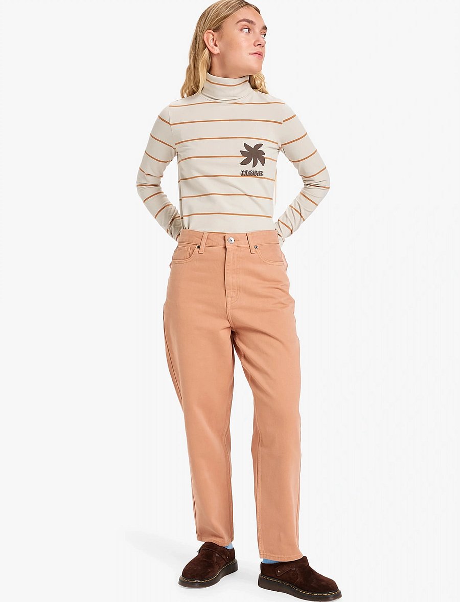 Quiksilver - BAGGY CARROT COLOR - laisvalaikio kelnės - almond - 4