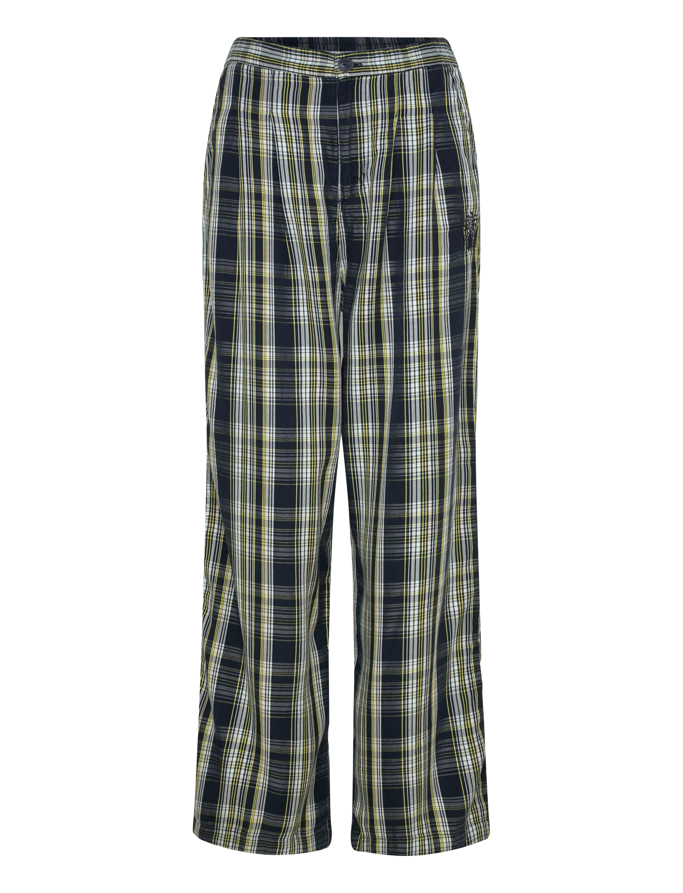 Quiksilver VISTA WOVEN PANT - Spodnie na co dzień - MICRO CHIP TILCARA CHECK / green