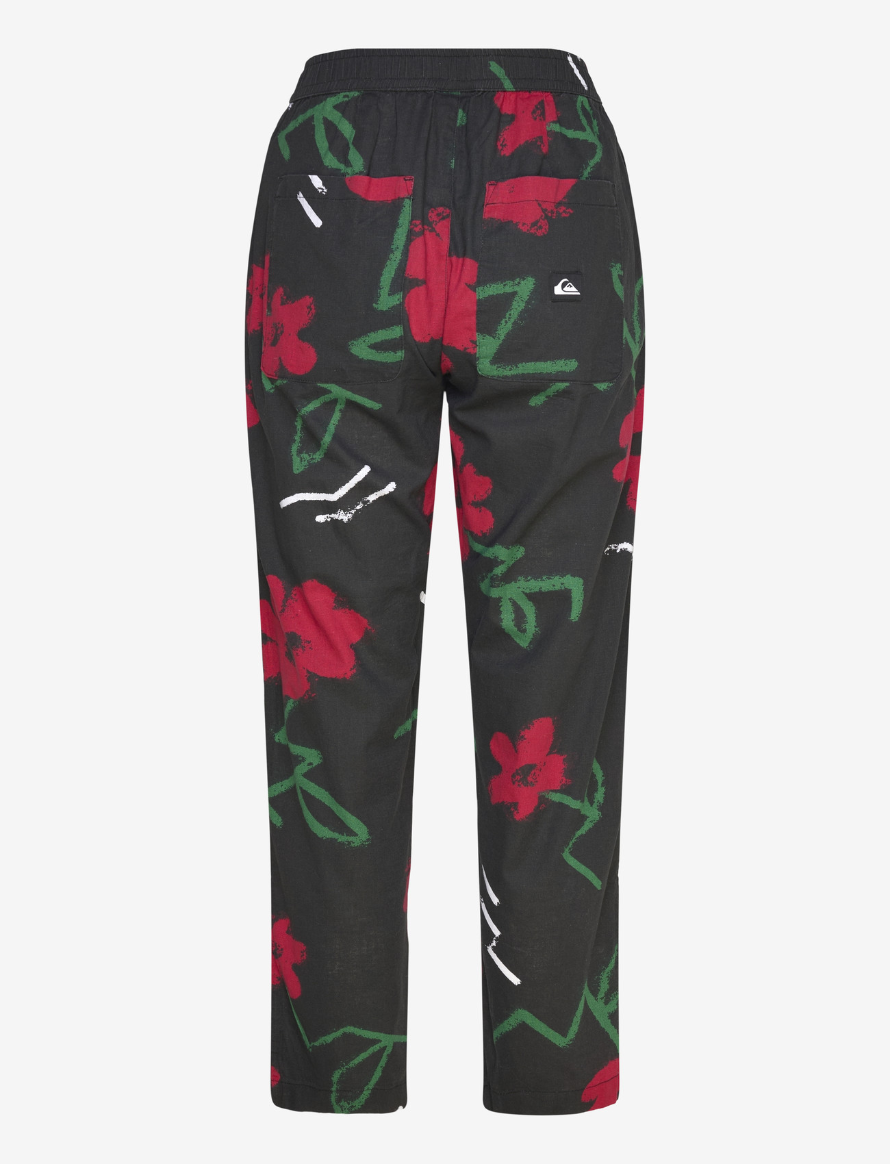 Quiksilver - LOMAS WOVEN PANT HEMP - casual - black street floral 64 - 2
