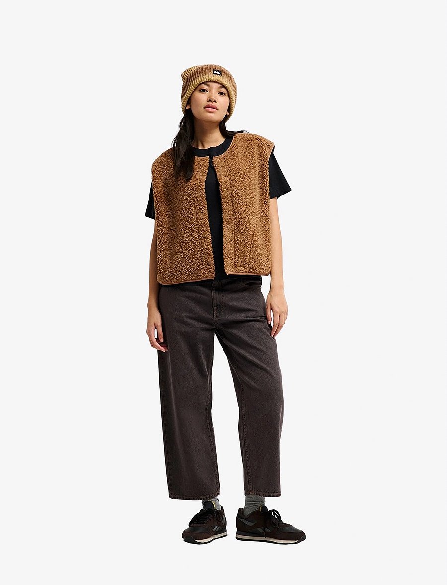Quiksilver - CROPPED VEST - rawhide - 3