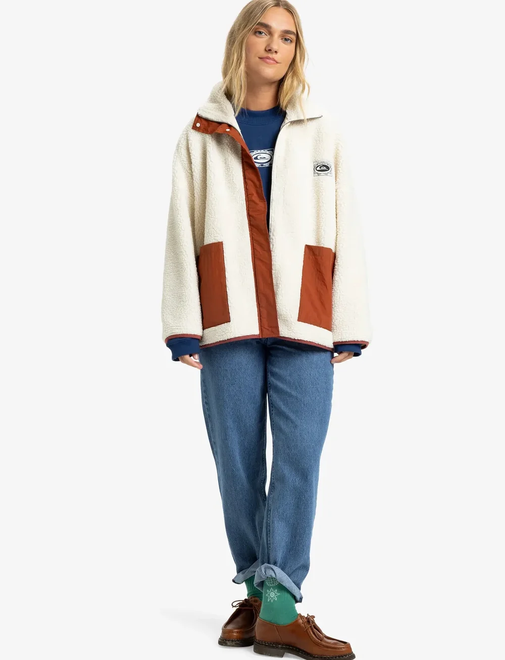 Quiksilver - MINTO SHERPA - kampsunid ja vahekihid - snow white - 4