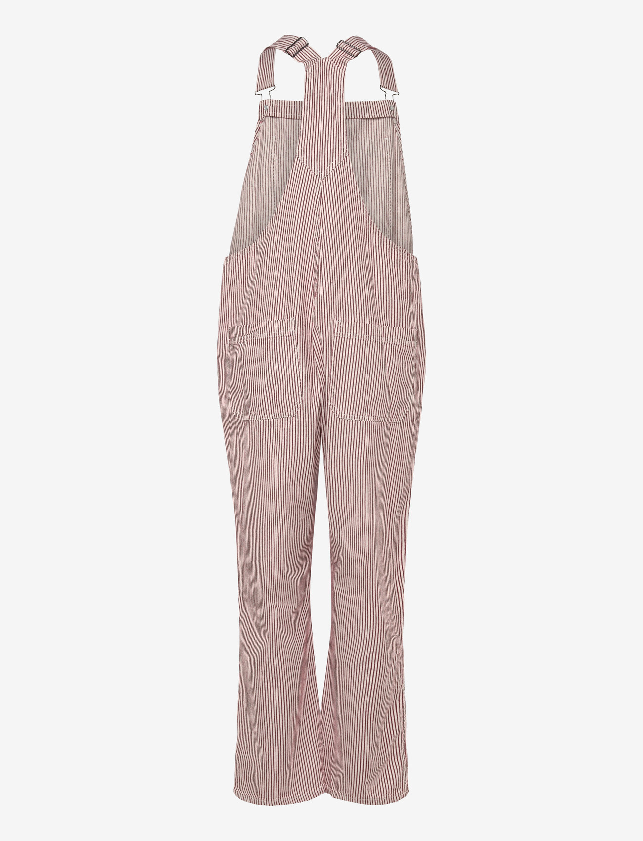 Quiksilver - ANGUA STRIPES DUNGAREE - jumpsuits - burnt russet stripe - 2