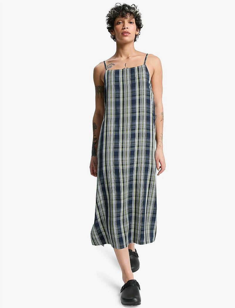 Quiksilver - TILCARA TUBE DRESS - sommerkleider - micro chip tilcara check - 0