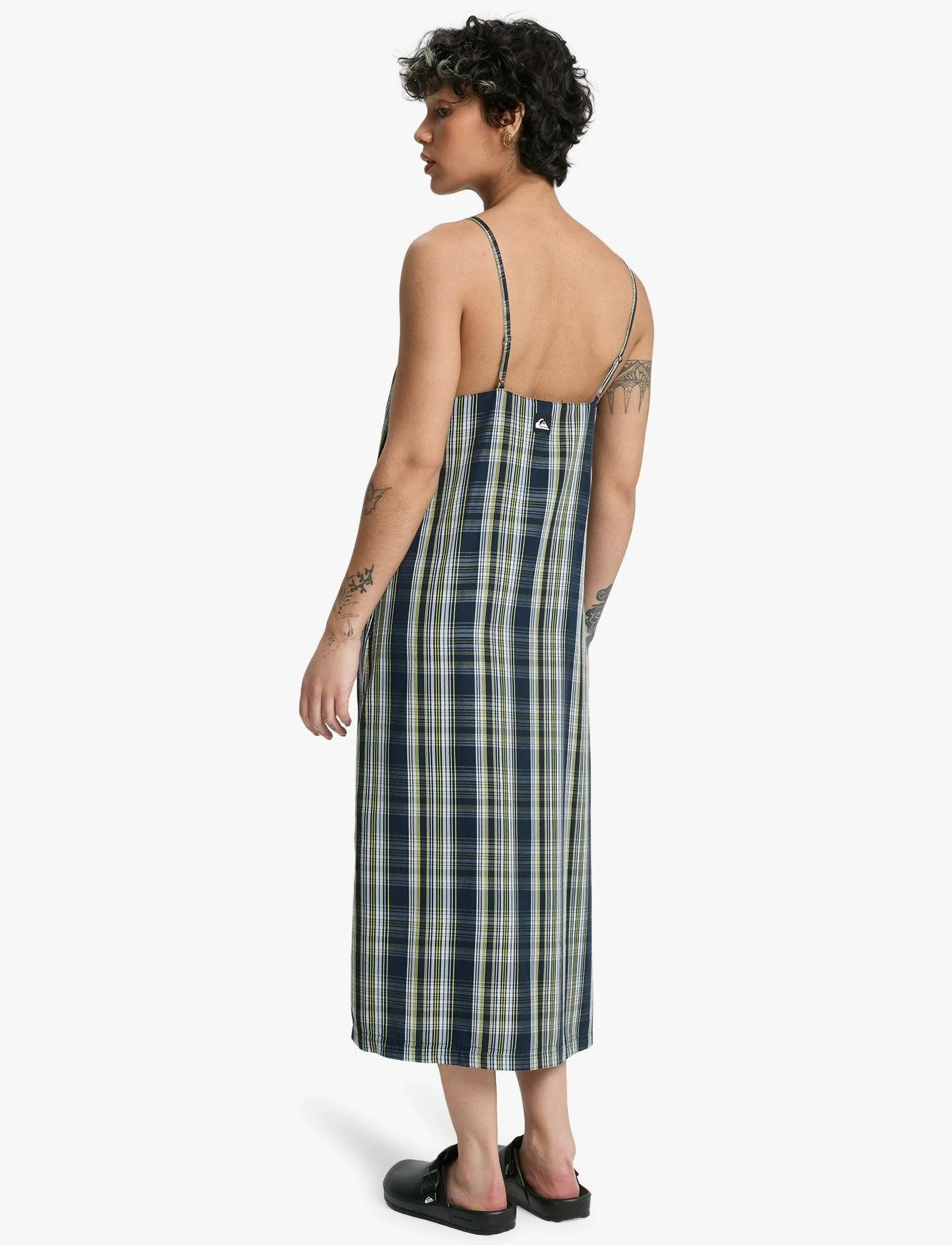 Quiksilver - TILCARA TUBE DRESS - sommerkjoler - micro chip tilcara check - 3