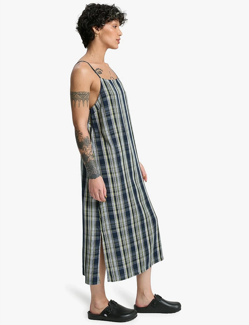 Quiksilver - TILCARA TUBE DRESS - sommerkleider - micro chip tilcara check - 5