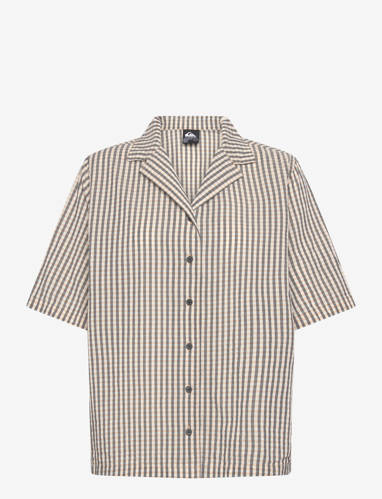 Quiksilver - LUDDEN SS SHIRT - hemden - khaki gingham qsw - 1