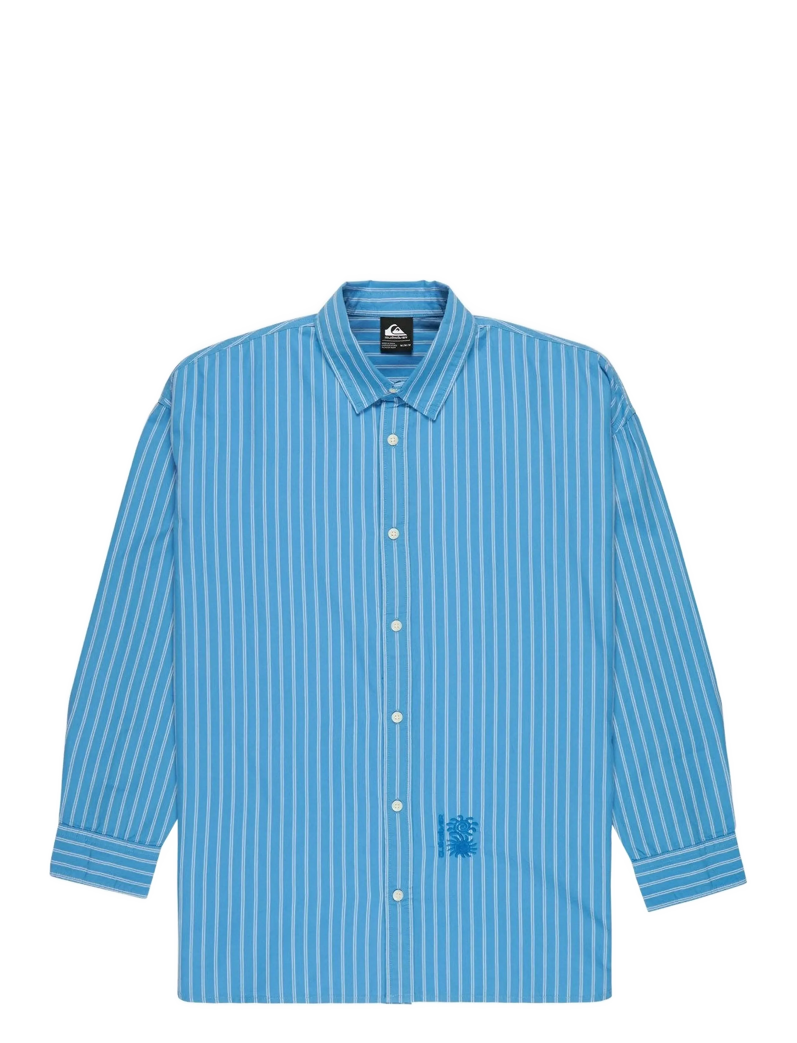 Quiksilver FINVOY LS SHIRT - Svømning - RIVIERA VERTICAL STRIPES / blue