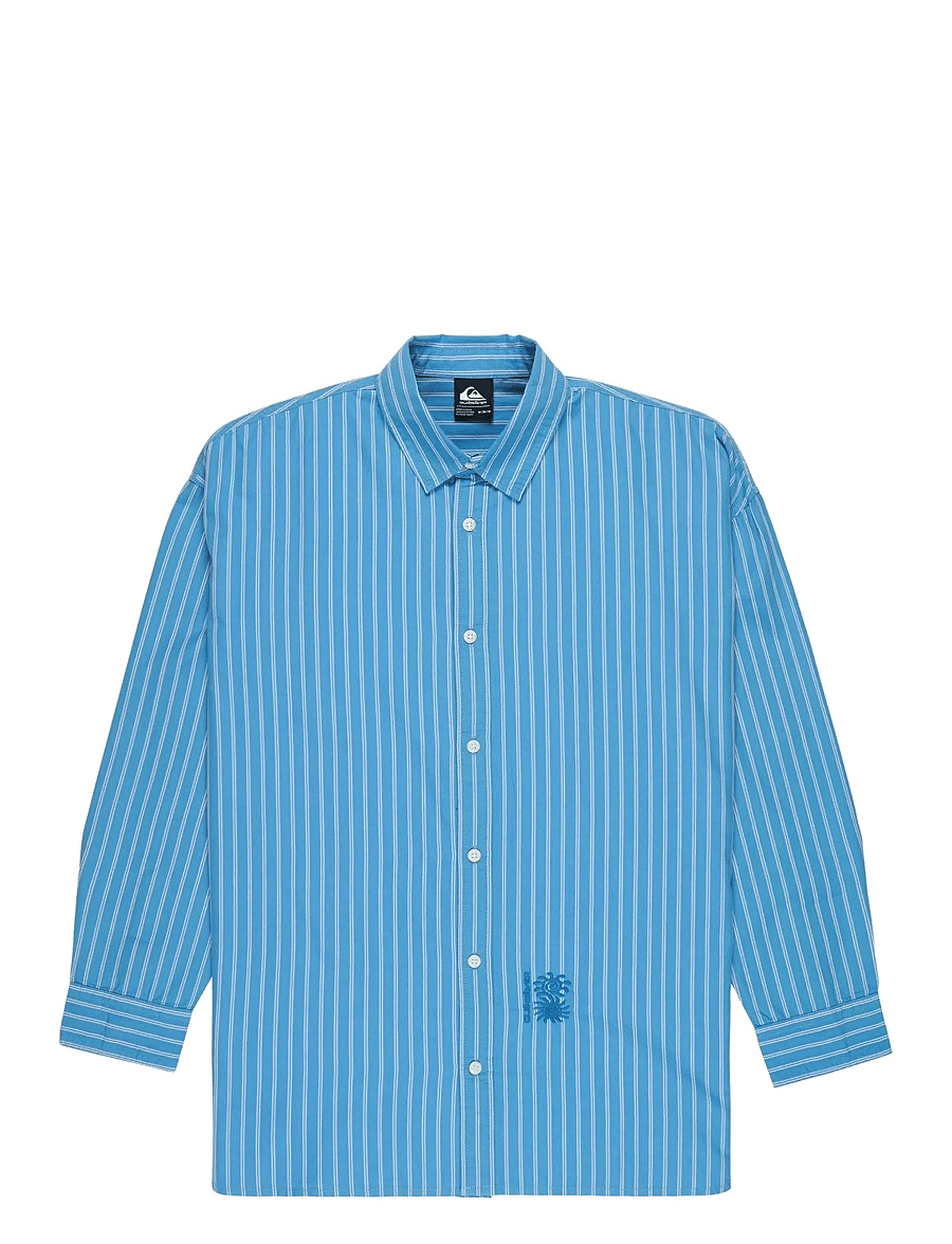Quiksilver - FINVOY LS SHIRT - långärmade skjortor - riviera vertical stripes - 1