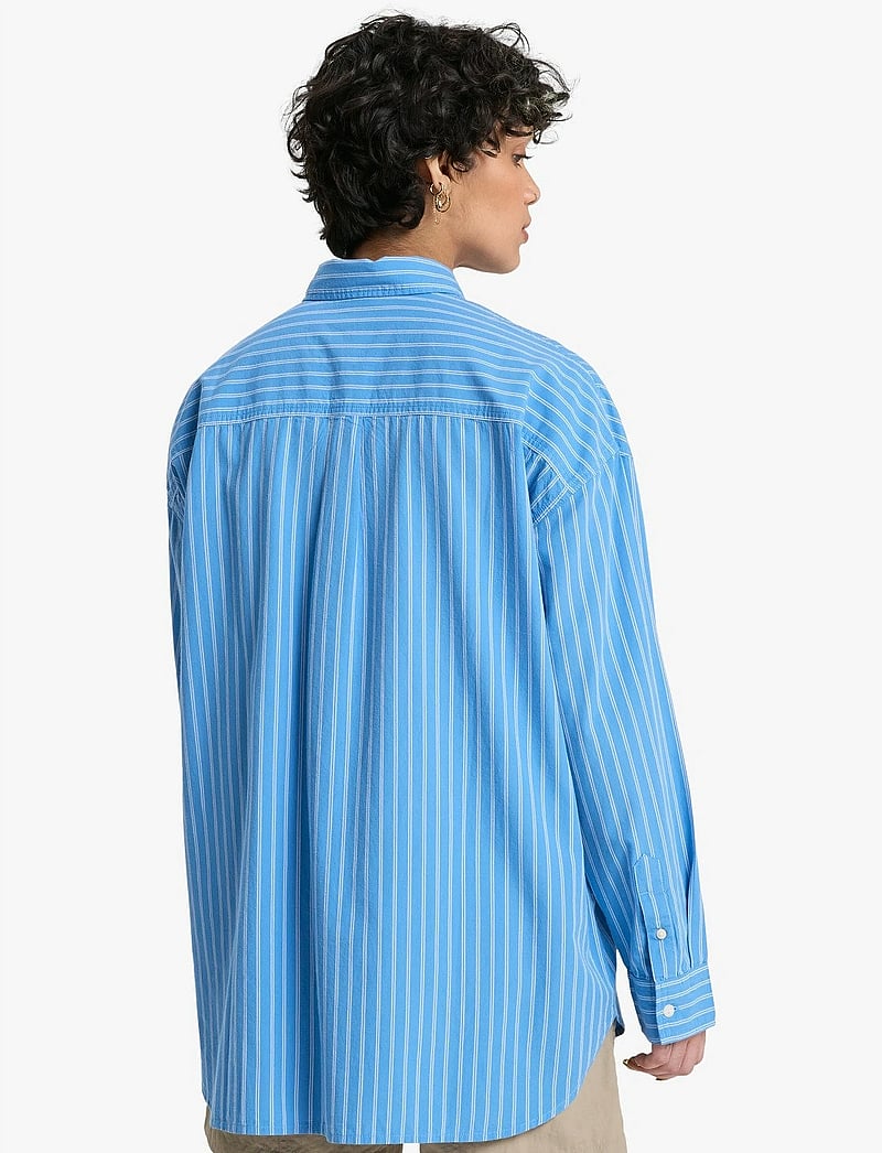 Quiksilver - FINVOY LS SHIRT - pikkade varrukatega särgid - riviera vertical stripes - 3