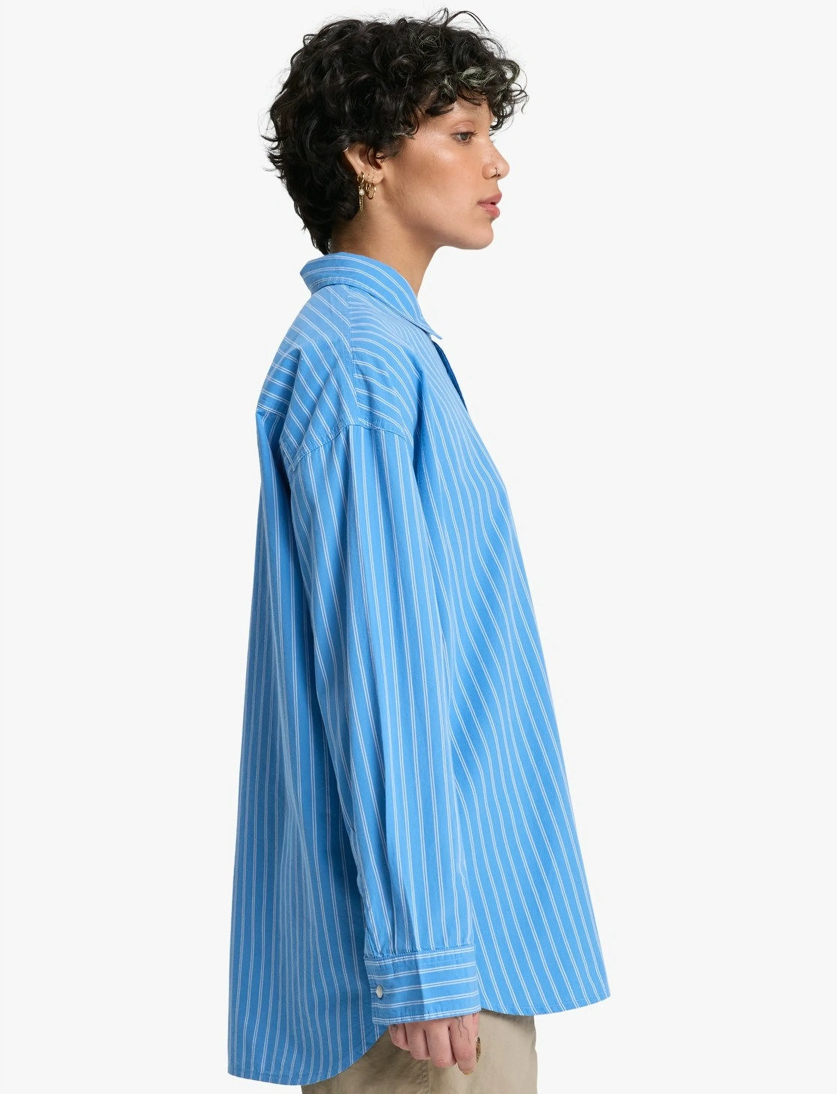 Quiksilver - FINVOY LS SHIRT - long-sleeved shirts - riviera vertical stripes - 5
