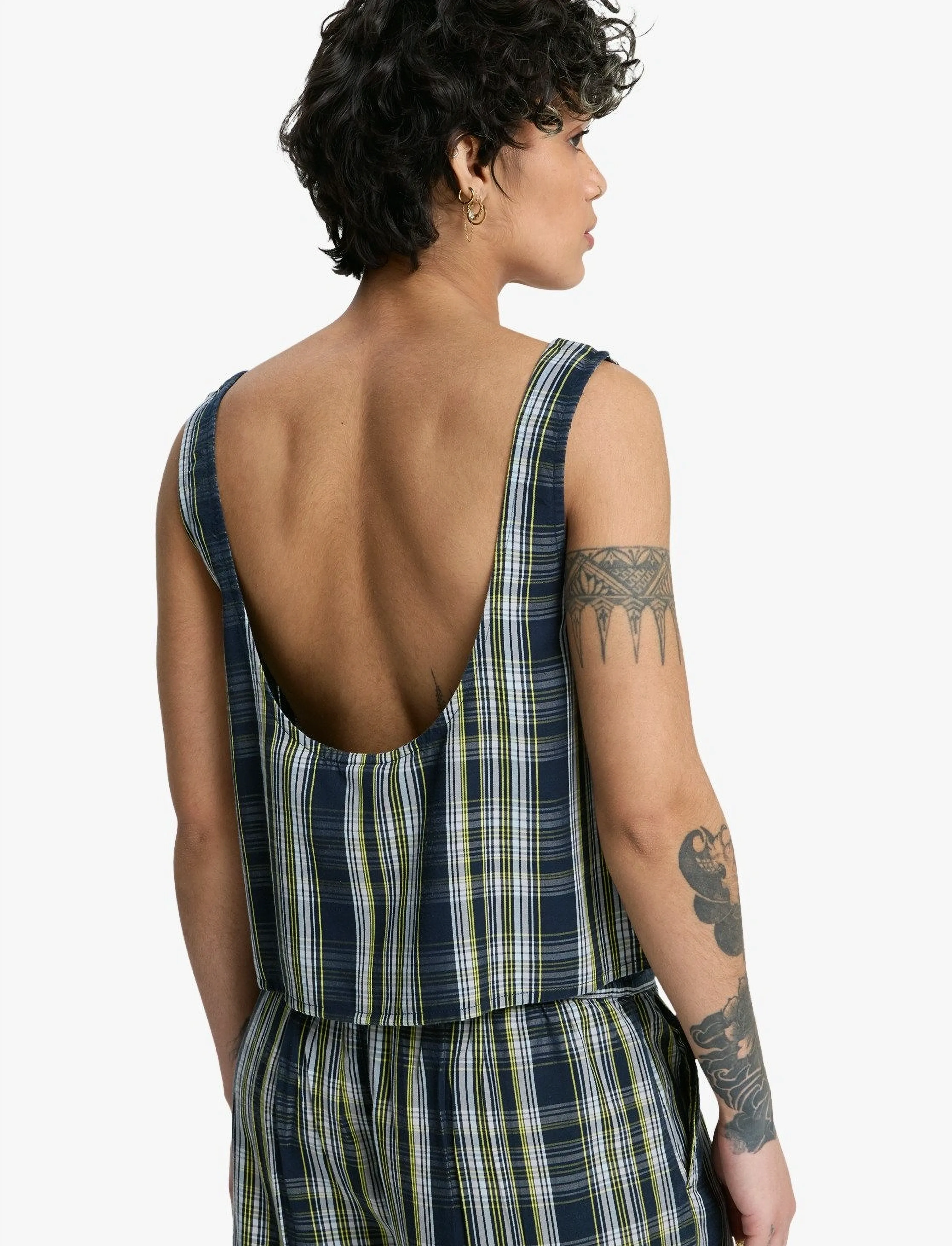 Quiksilver - VISTA WOVEN TANK - Ärmellose tops - micro chip tilcara check - 3
