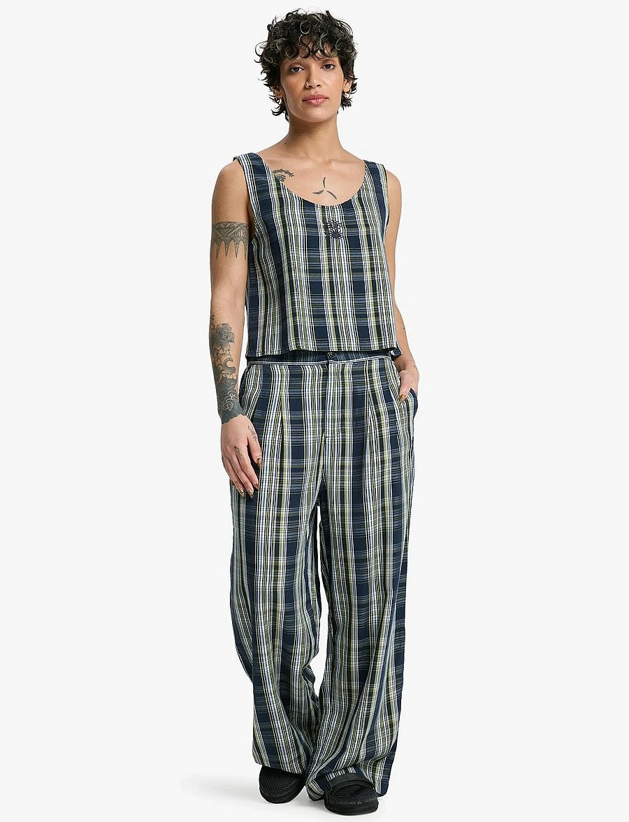 Quiksilver - VISTA WOVEN TANK - Ärmellose tops - micro chip tilcara check - 4