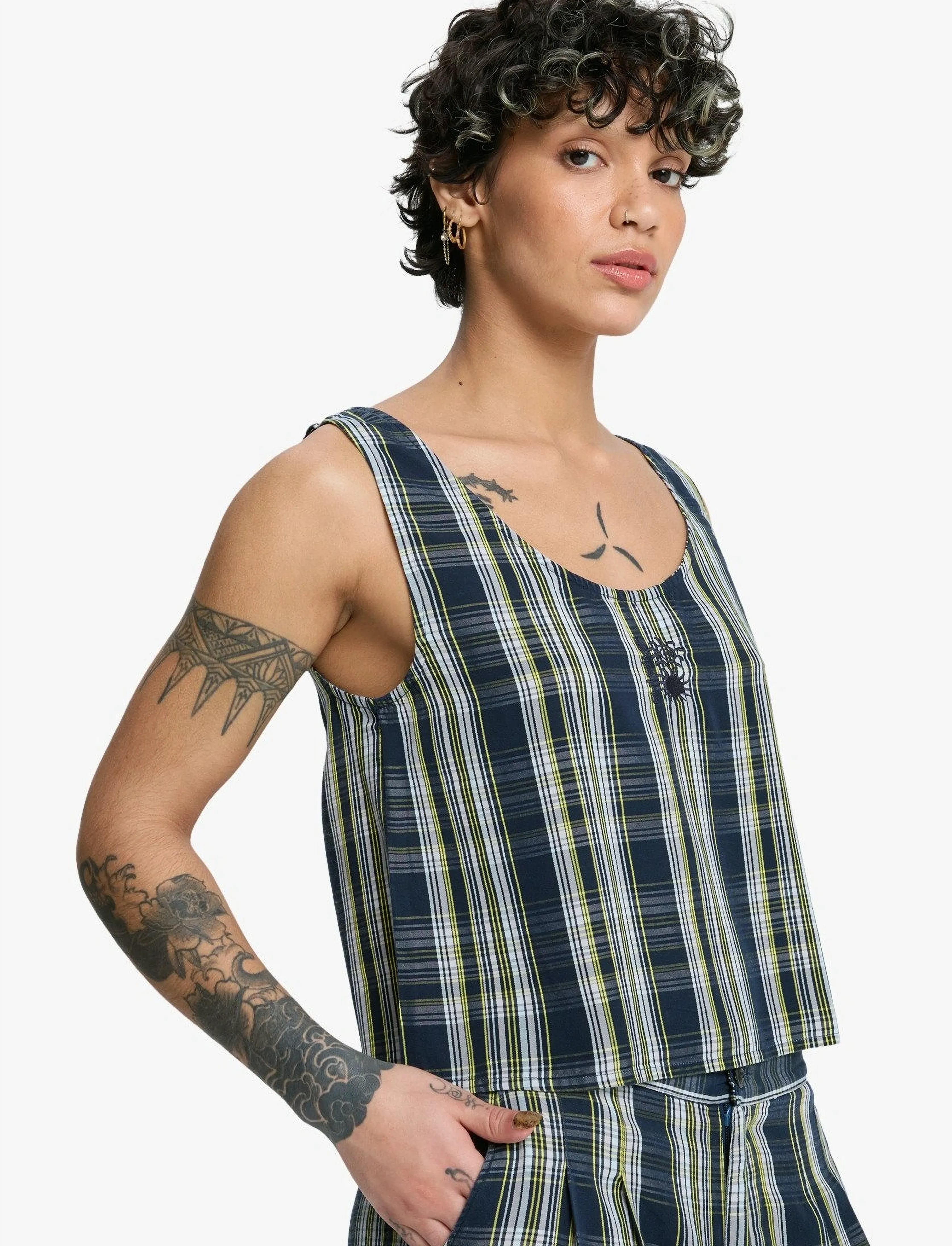 Quiksilver - VISTA WOVEN TANK - Ärmellose tops - micro chip tilcara check - 5