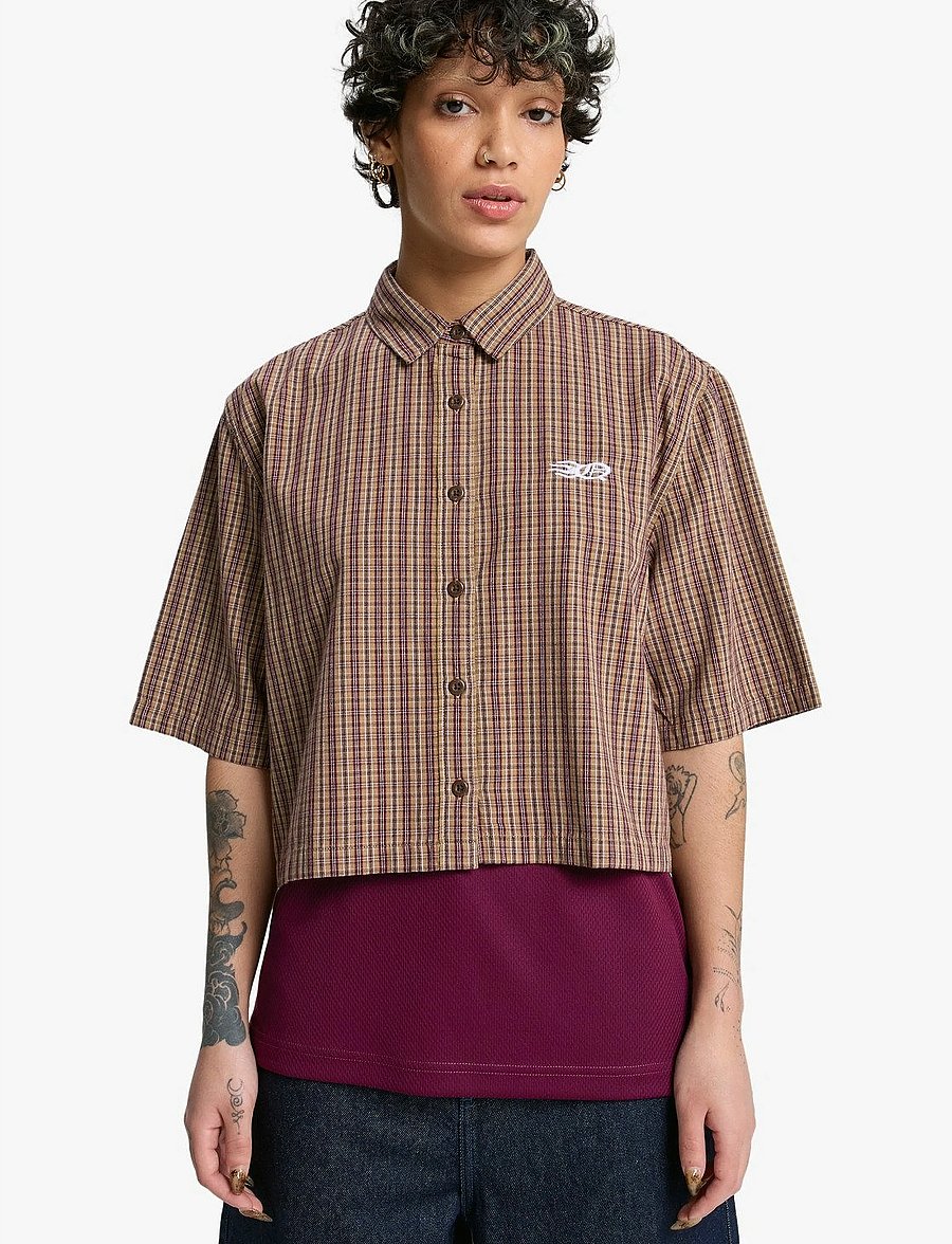 Quiksilver - BRICKENS SHIRT - t-särgid - double zero elmwood - 0