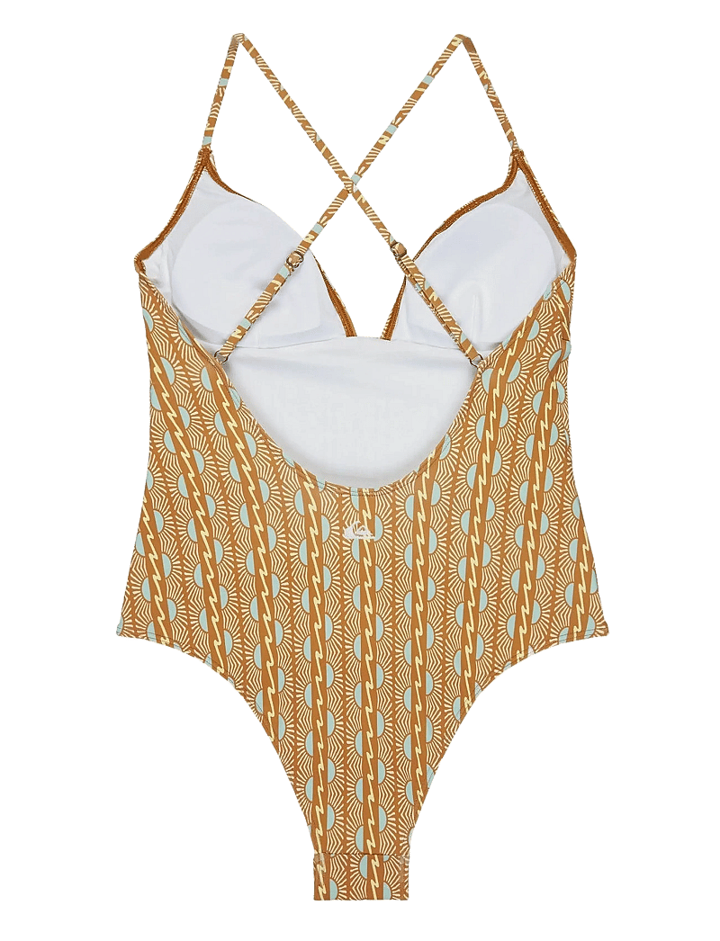 Quiksilver - AITON ONE PIECE - ujumistrikood - bone white horizon women 32x32 - 2