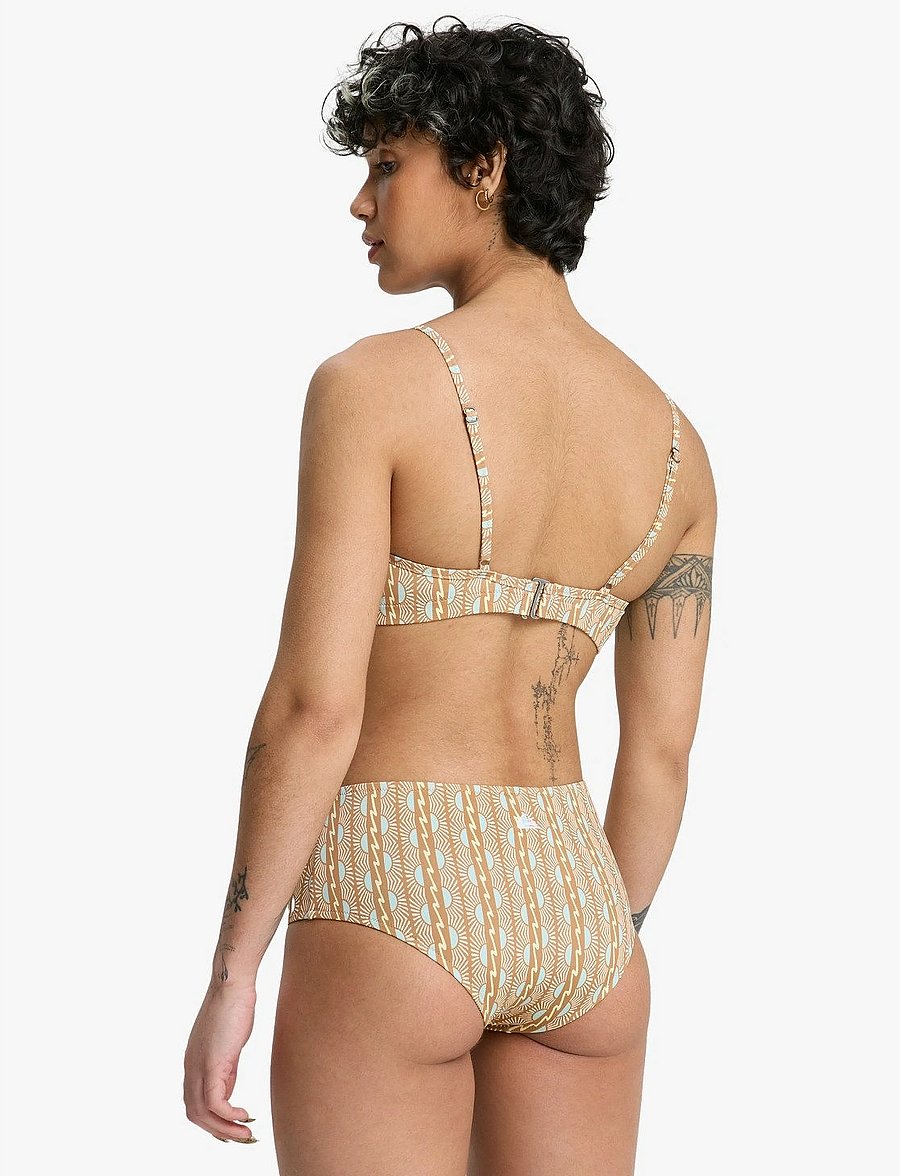 Quiksilver - COBIDJI TOP - bikini tops - bone white horizon women 32x32 - 3