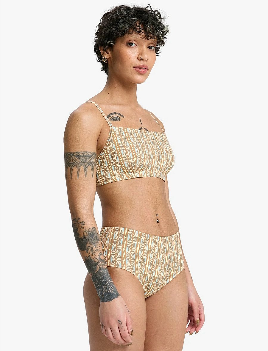 Quiksilver - COBIDJI TOP - bikini tops - bone white horizon women 32x32 - 4