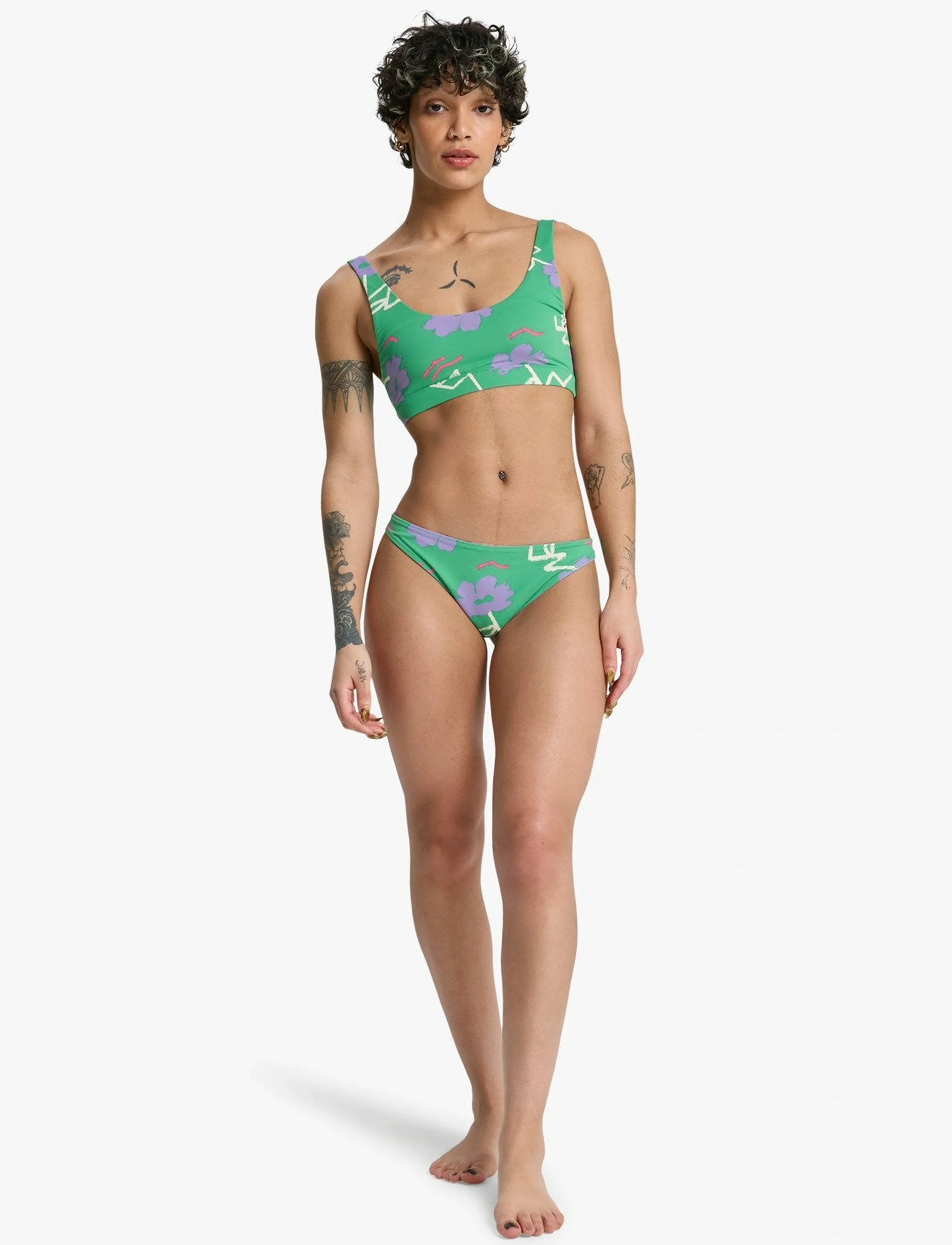 Quiksilver - RIVA TOP - najniższe ceny - leprechaun street floral 32 - 4
