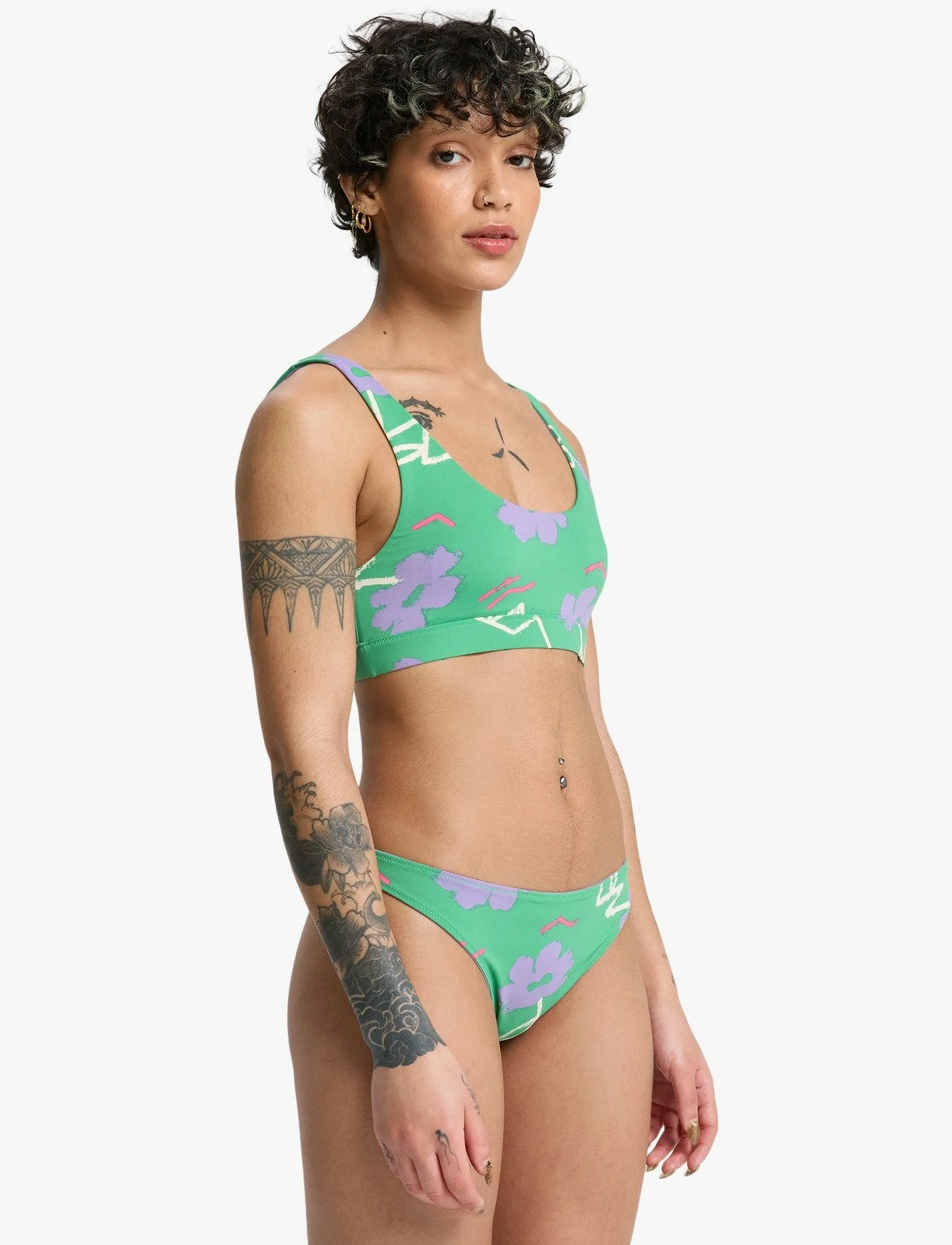 Quiksilver - RIVA TOP - najniższe ceny - leprechaun street floral 32 - 5