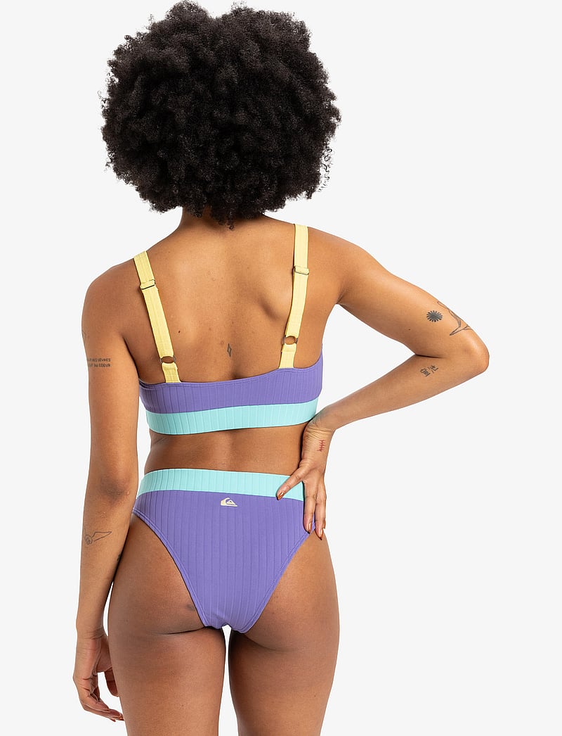 Quiksilver - HI CUT BOTTOM - sportiga badkläder - dusted peri - 3