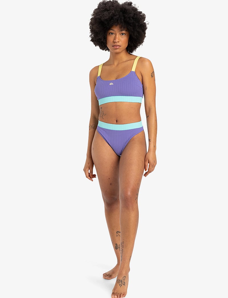 Quiksilver - HI CUT BOTTOM - sportiga badkläder - dusted peri - 4