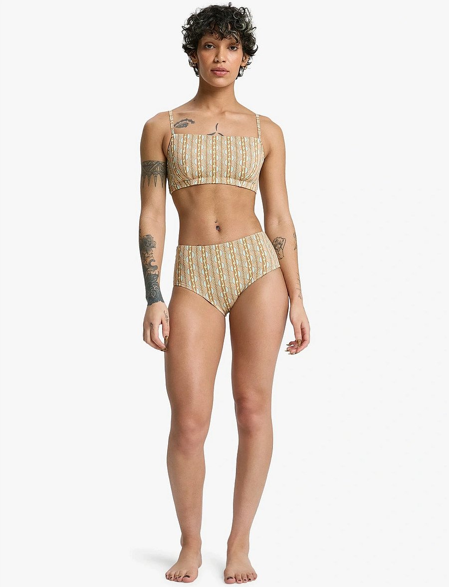Quiksilver - COBIDJI BOTTOM - sport-bademode - bone white horizon women 32x32 - 4