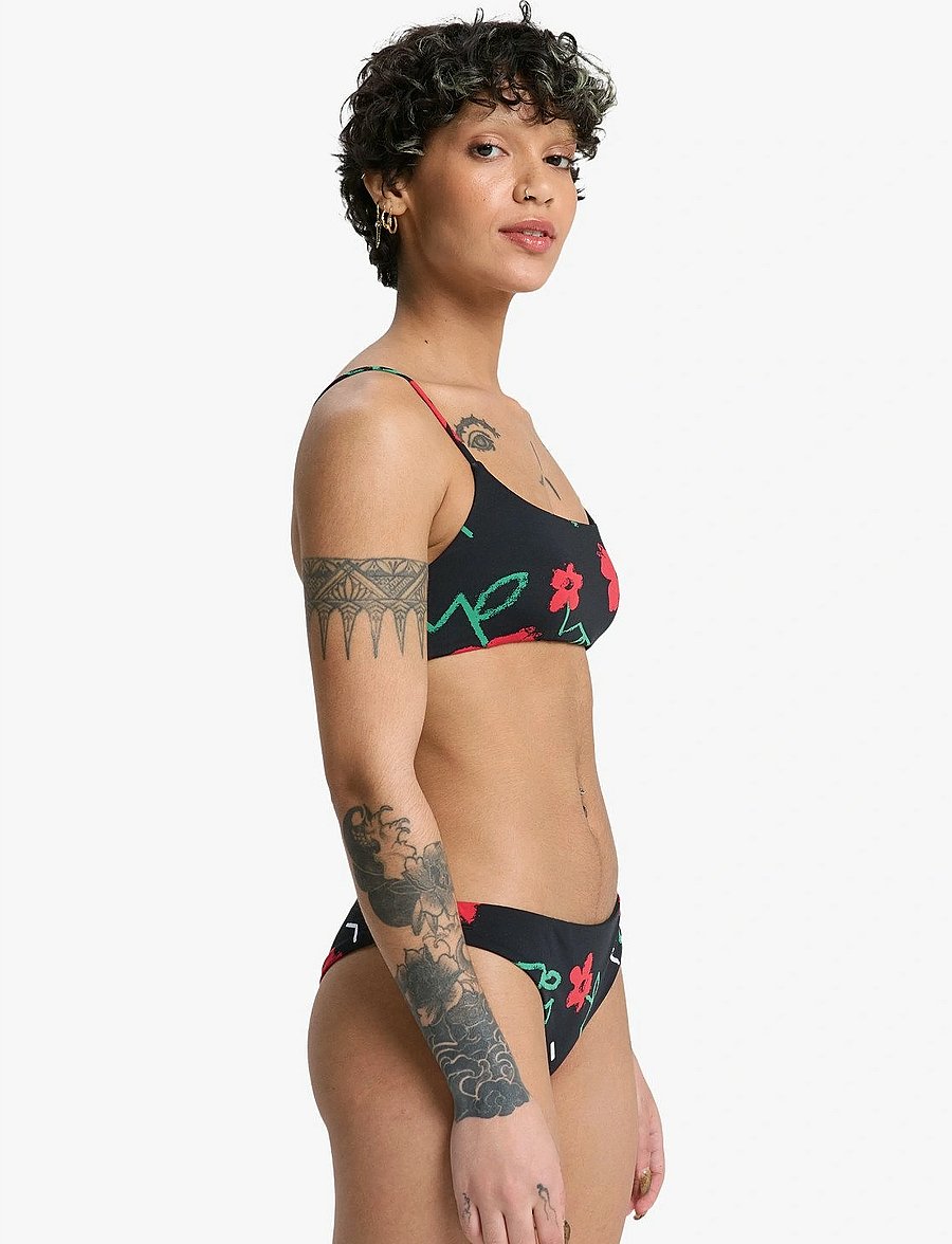 Quiksilver - VIACHA BOTTOM - sport-bademode - black street floral 32 - 4