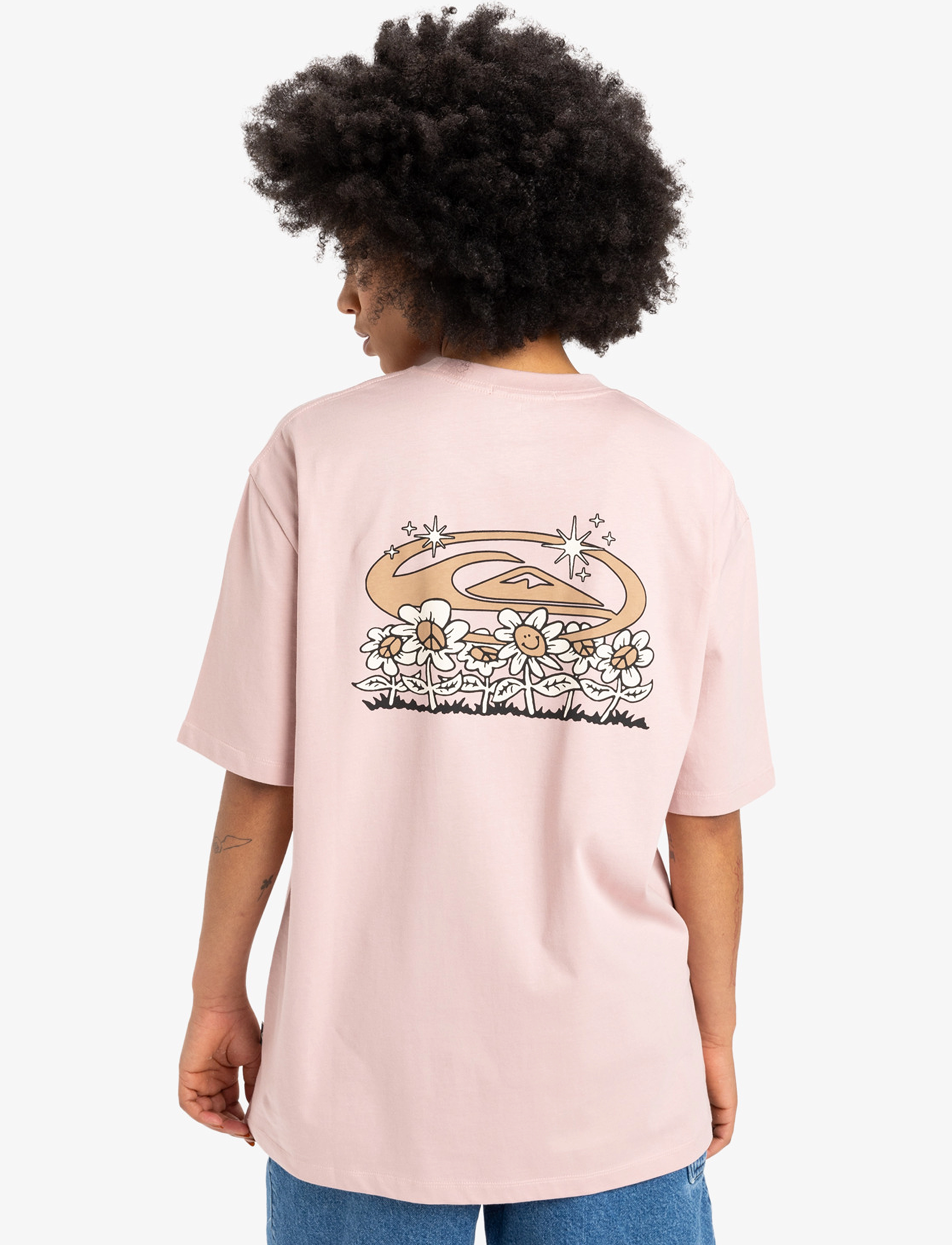 Quiksilver - YAIMA BOYFRIEND SS TEE - pale mauve - 2