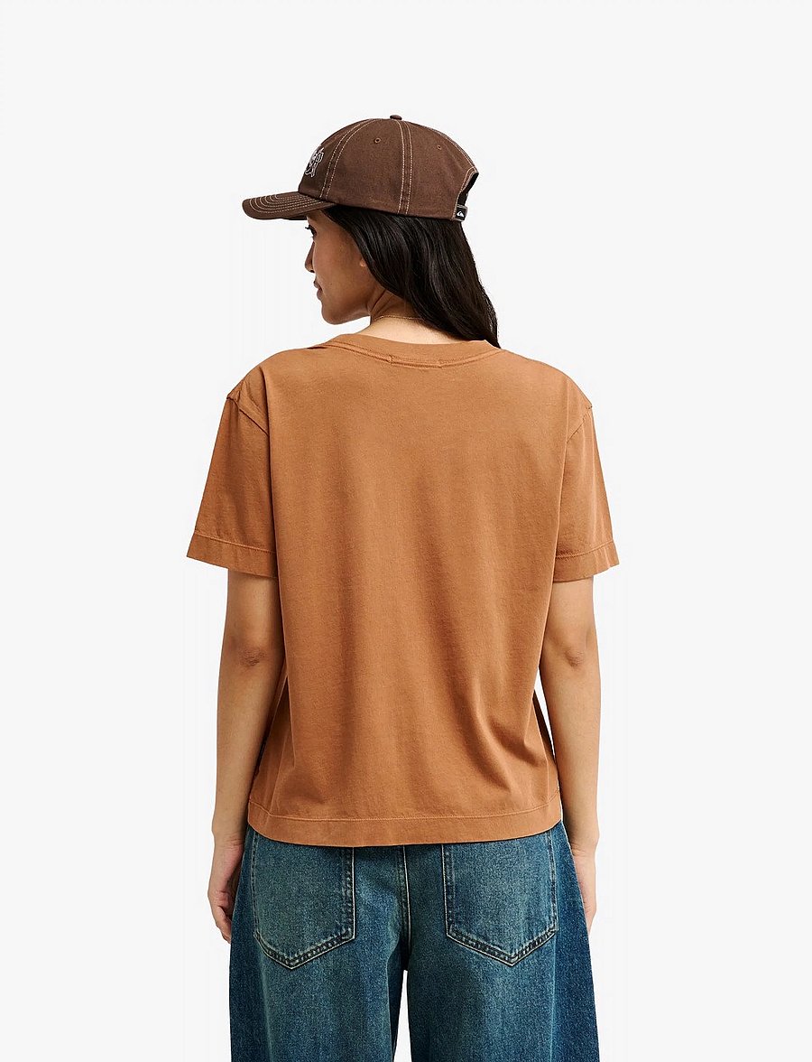 Quiksilver - ESSENTIAL SS TEE - t-shirts - rawhide - 3