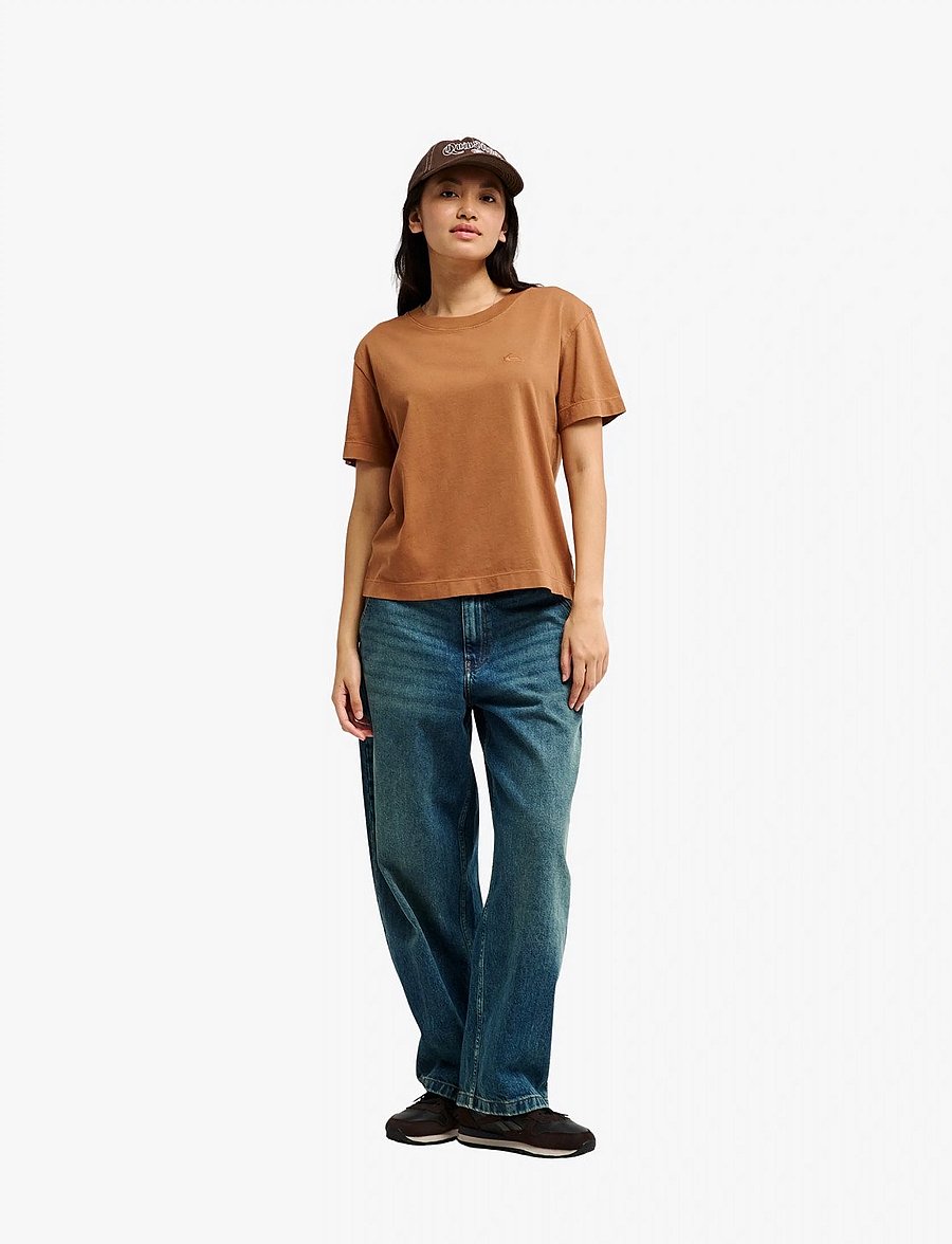 Quiksilver - ESSENTIAL SS TEE - t-shirts - rawhide - 4