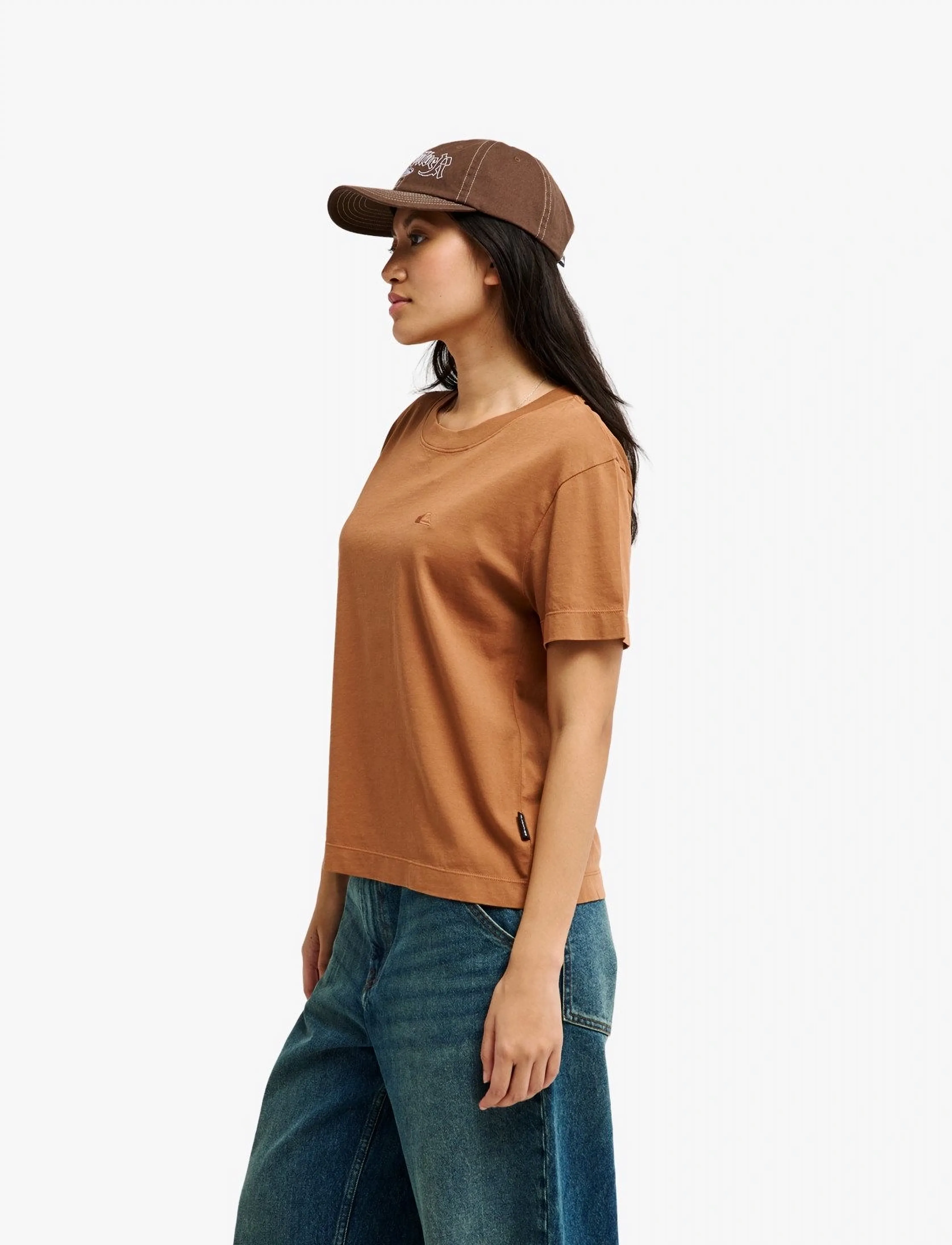 Quiksilver - ESSENTIAL SS TEE - t-shirts - rawhide - 5