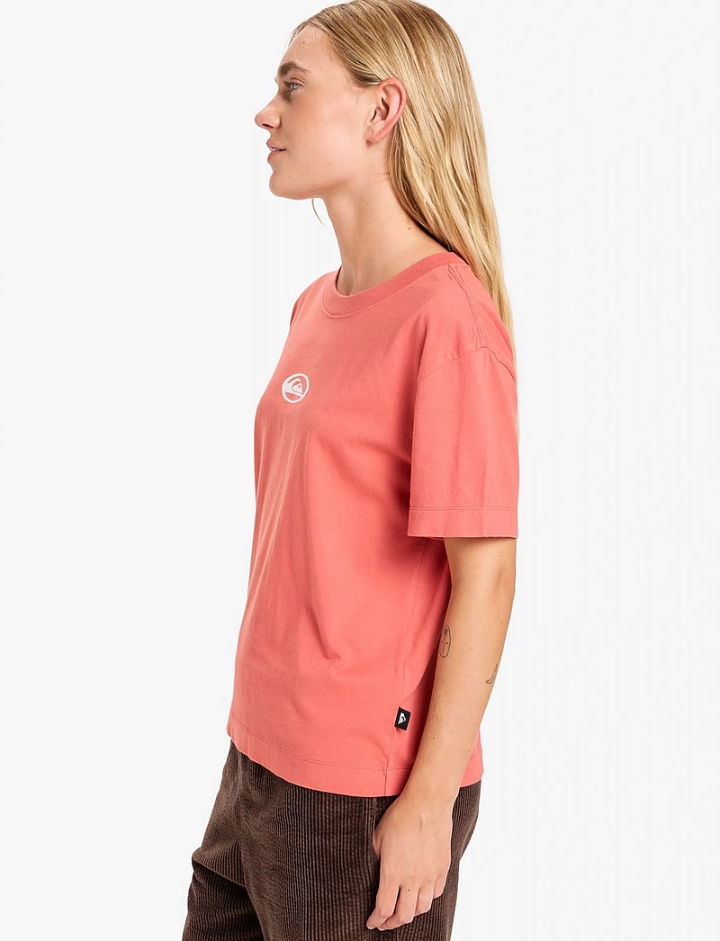 Quiksilver - STANDARD SS TEE - t-shirts - mineral red - 5