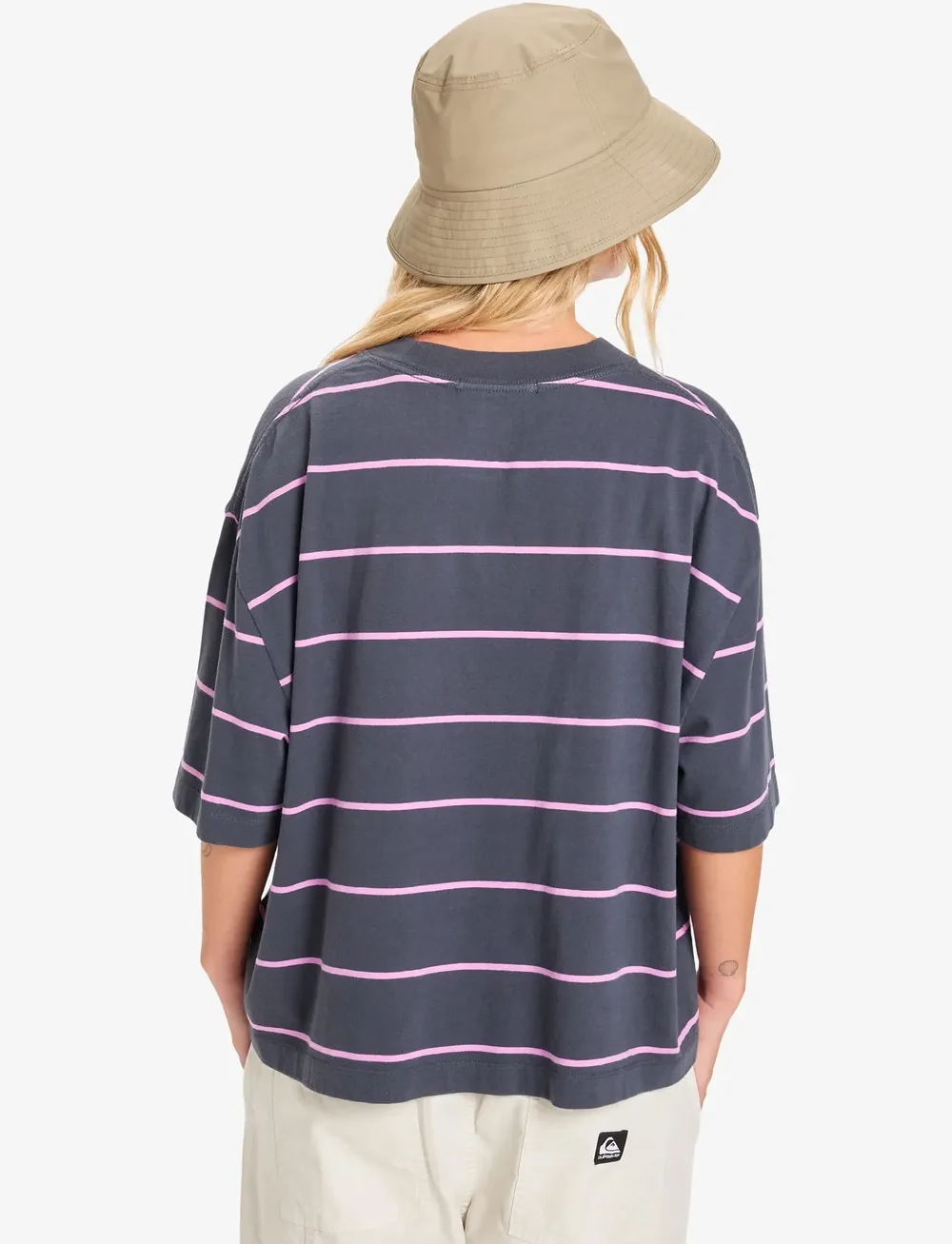 Quiksilver - STRIPART SS TEE - t-shirts - india ink stripe - 3