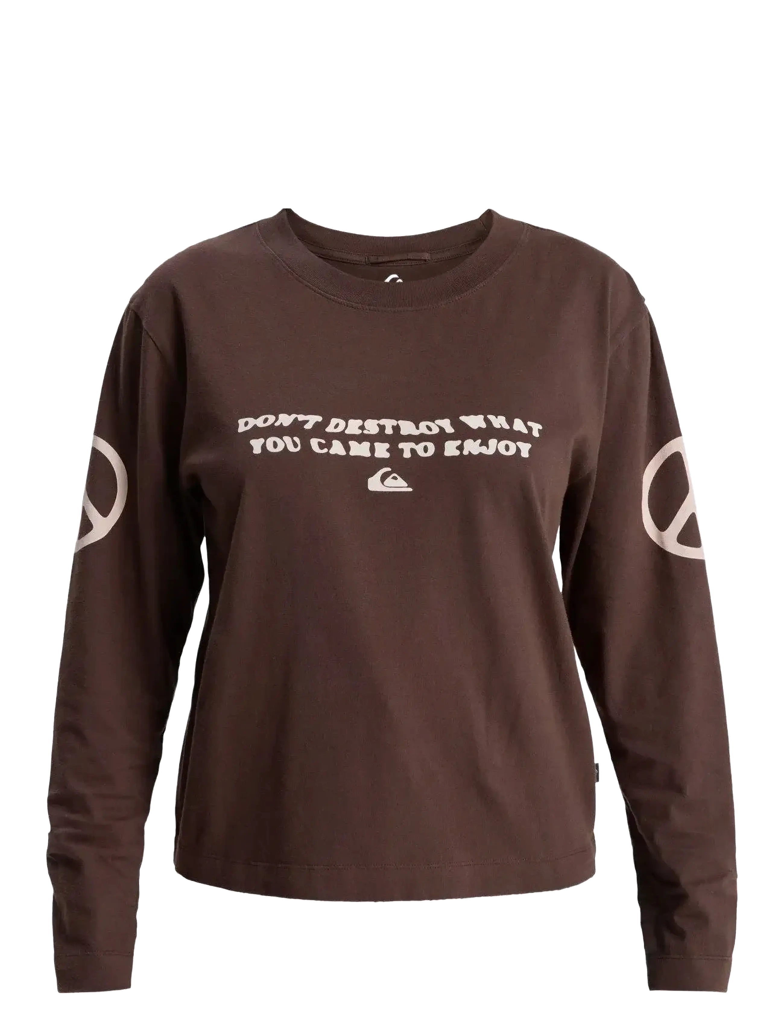 Quiksilver STANDARD LS TEE - Tøj - CHOCOLATE BROWN / brown