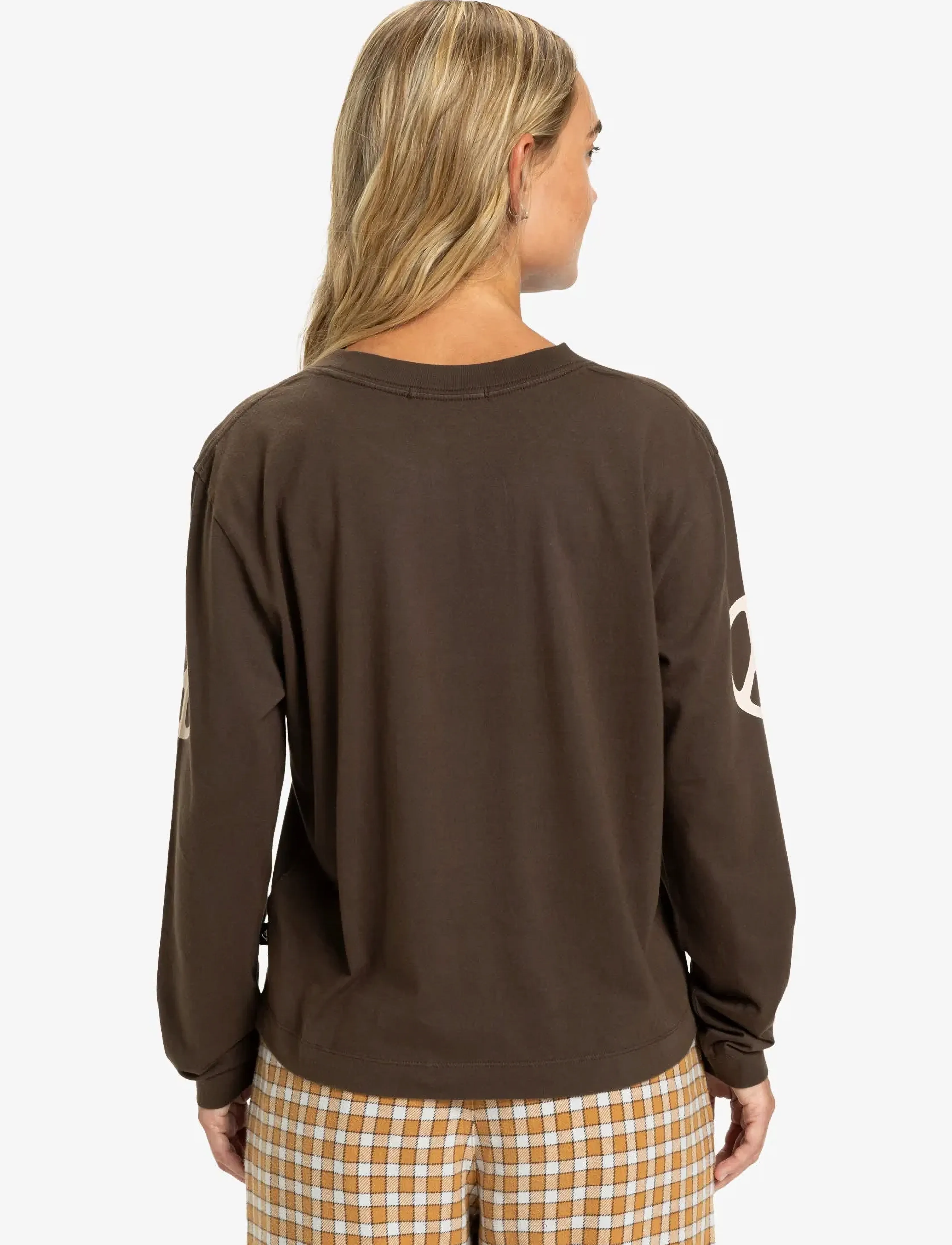 Quiksilver - STANDARD LS TEE - langærmede toppe - chocolate brown - 3