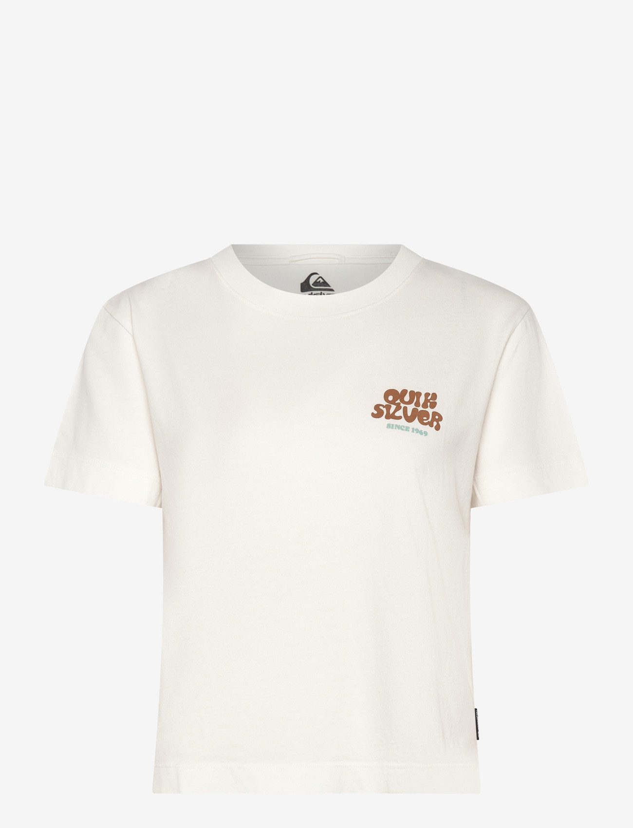 Quiksilver - STANDARD SS TEE - t-shirts - snow white - 0