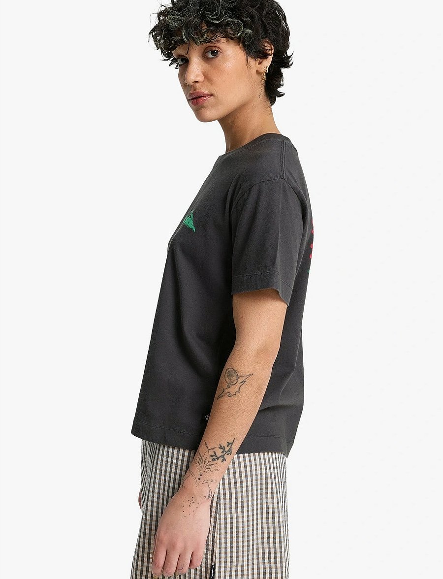 Quiksilver - STANDARD SS TEE - t-shirts - tarmac - 5